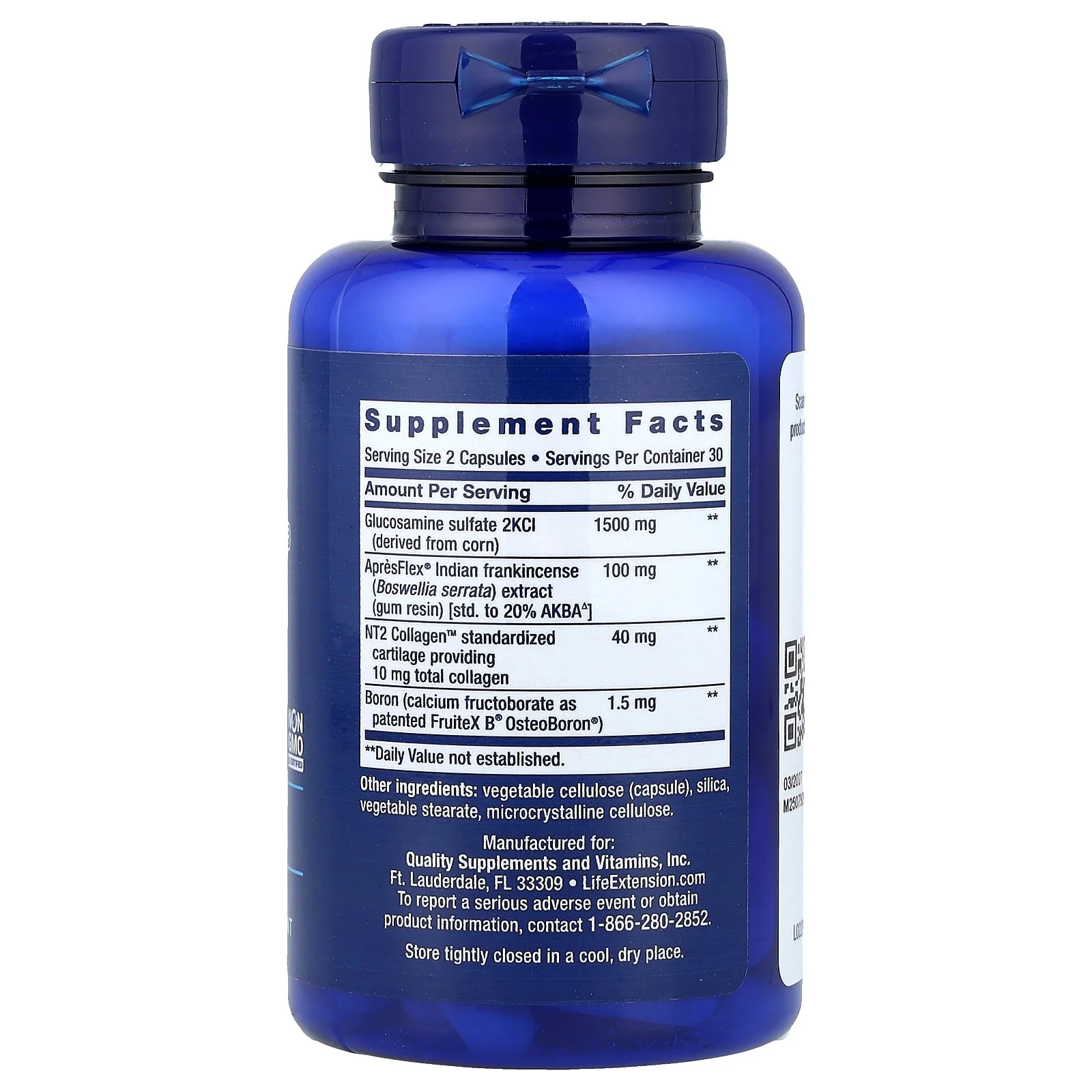 2 X Life Extension, ArthroMax� Advanced, NT2 Collagen� & ApresFlex�, 60 Capsule