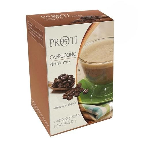 single unit Proti-15 Cappuccino Decaf Drink Mix