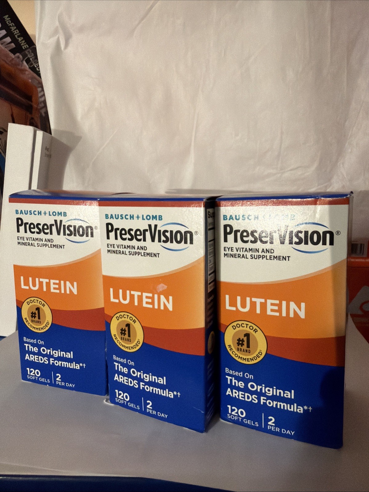 PreserVision AREDS Lutein Eye Vitamin & Mineral 120 Softgels