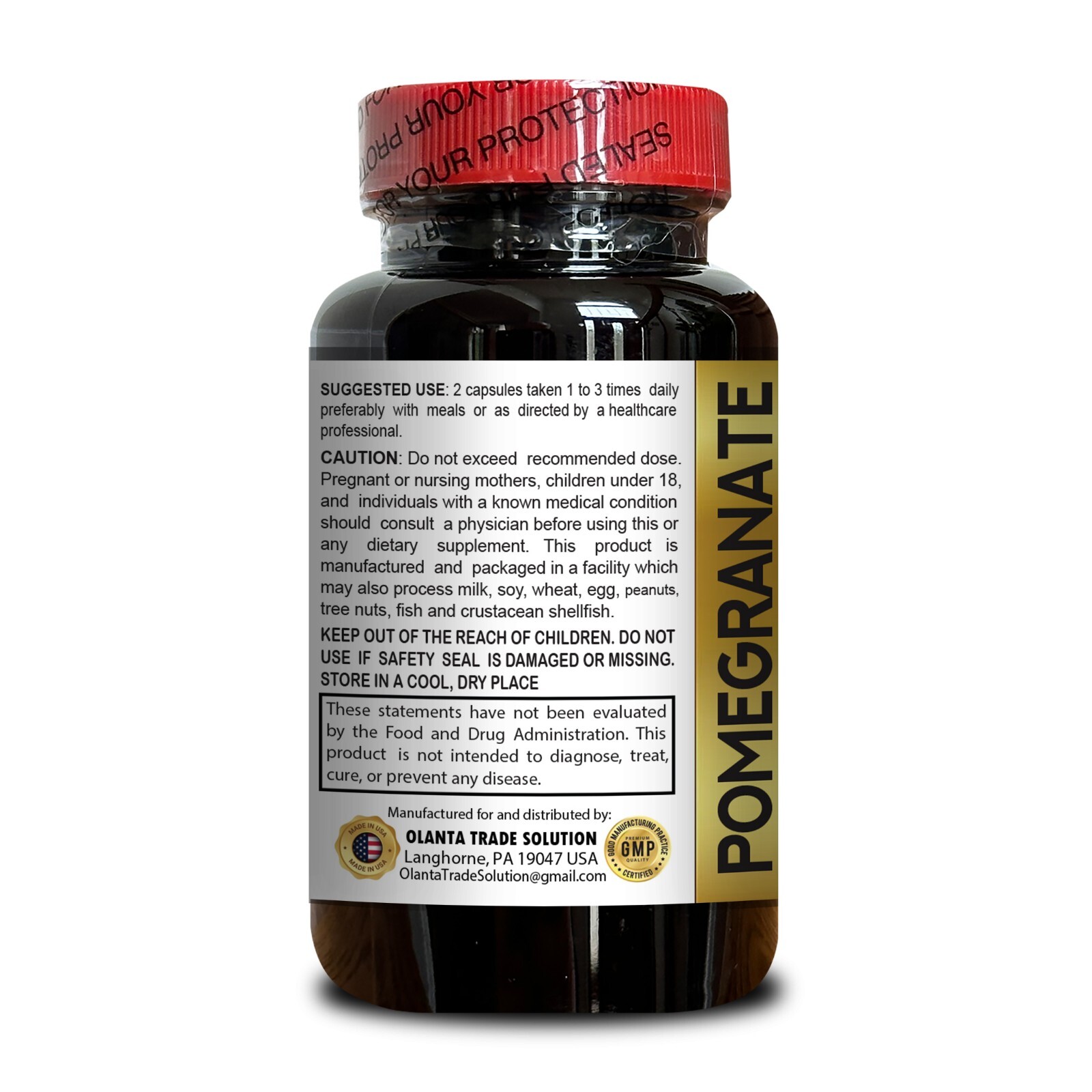 Pomegranate Extract – Pomegranate Extract Polyphenols Supplement for immunity 1B