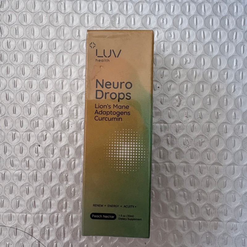 LUV Zen Drops Stress Support with Magnesium Glycinate and Lemon Balm Vegan