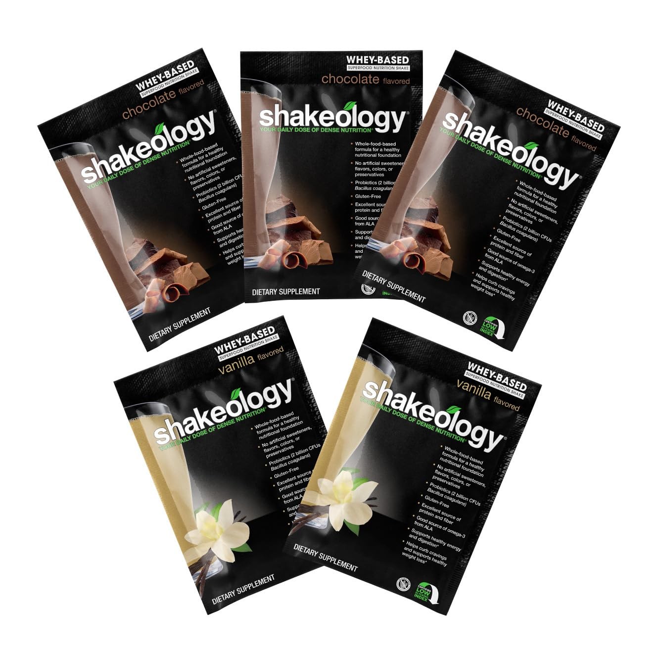 Shakeology Sampler Pack Whey Protein Powder Gluten Free Superfood Shake Mix