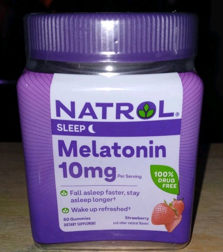 Natrol Melatonin 10mg Gummies | 60 Ct | EXP 04/2026 | Strawberry Flavor
