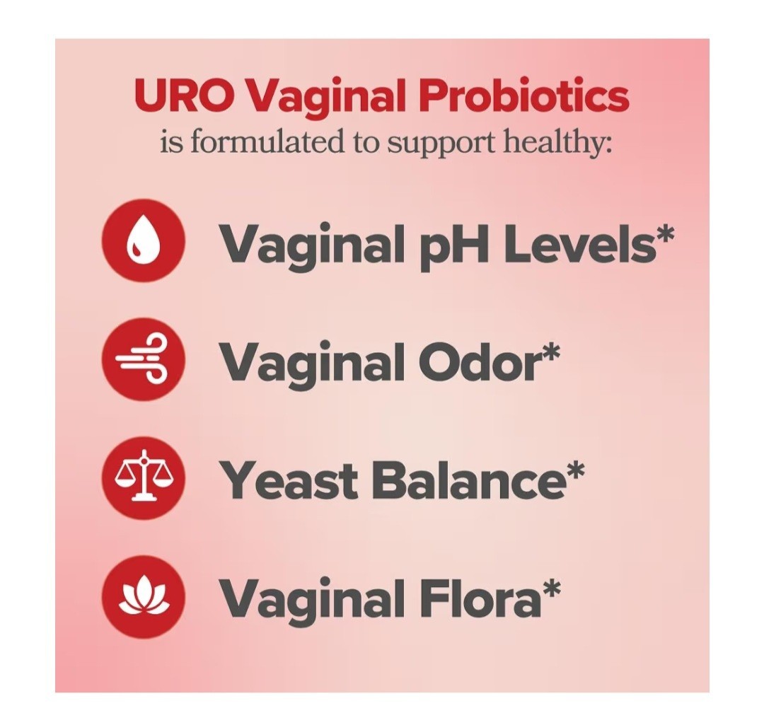 O Positiv URO Vaginal Probiotic Vegan Capsules – Pink 60ct Exp 11/14/26