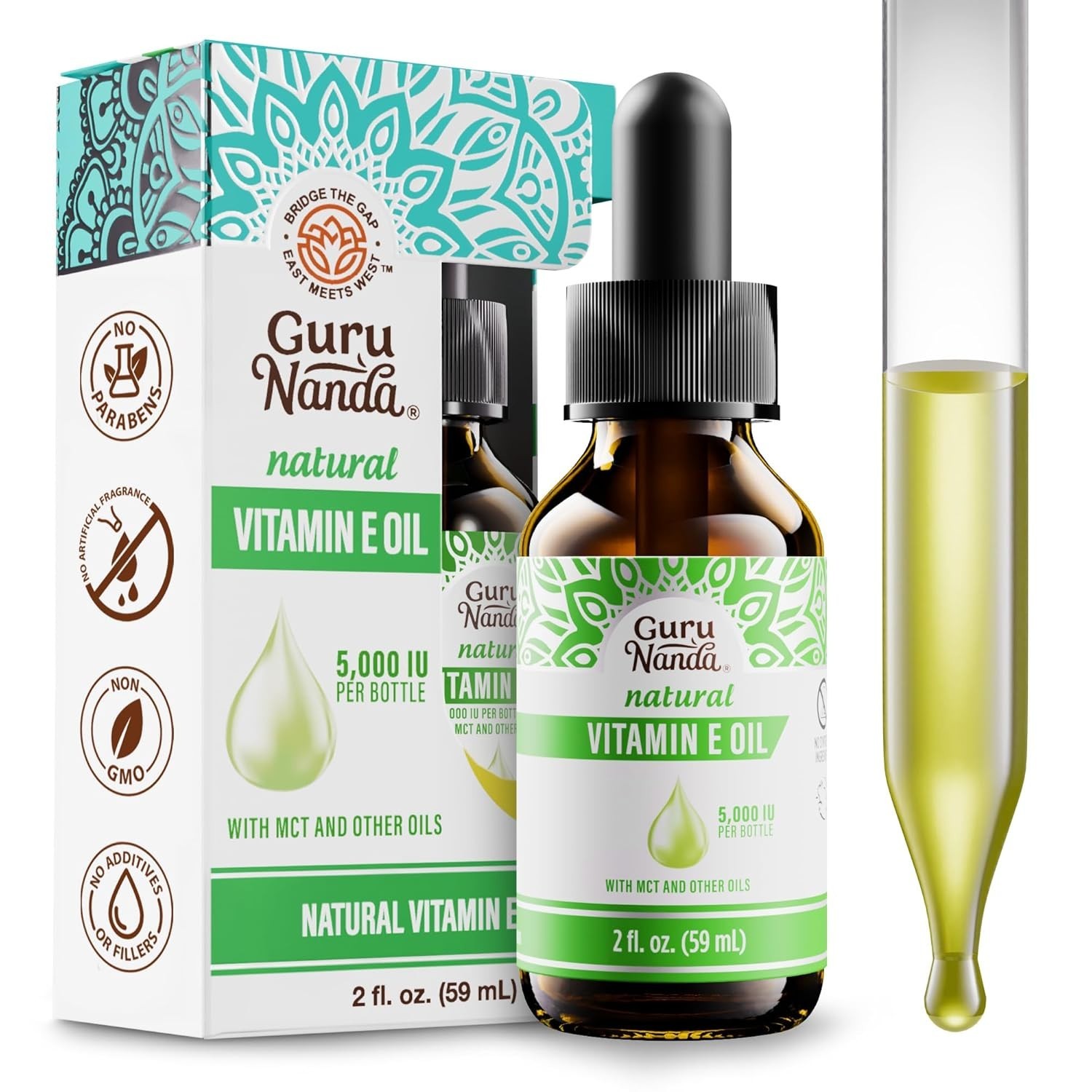 Vitamin E Oil Drops Natural Skin Face Hair Hydrate Rejuvenate