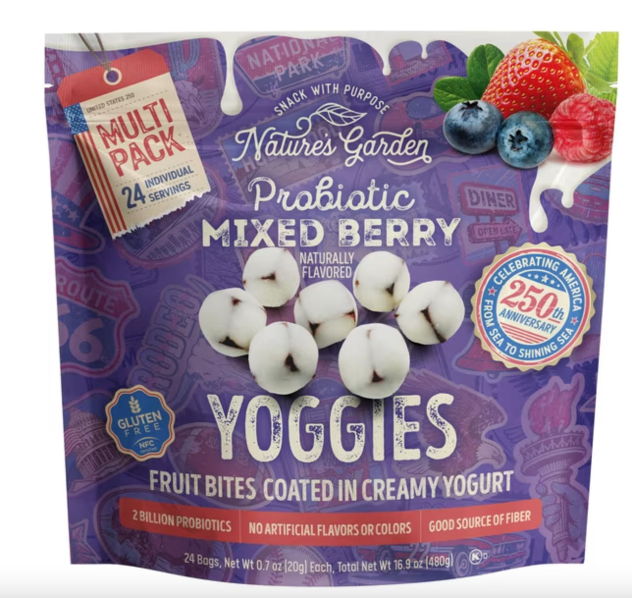 Nature’s Garden Probiotic Mixed Berry Yoggies 0.7 oz., 24 pk. so good viral!