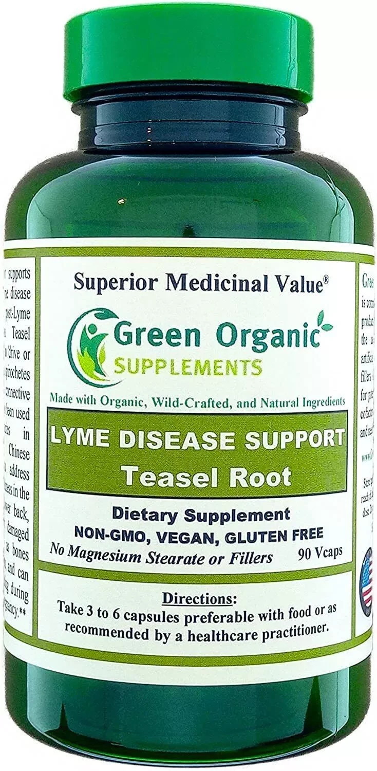 LYME Disease Support Teasel Roots, Knees, Ligaments,90 Vegan cap