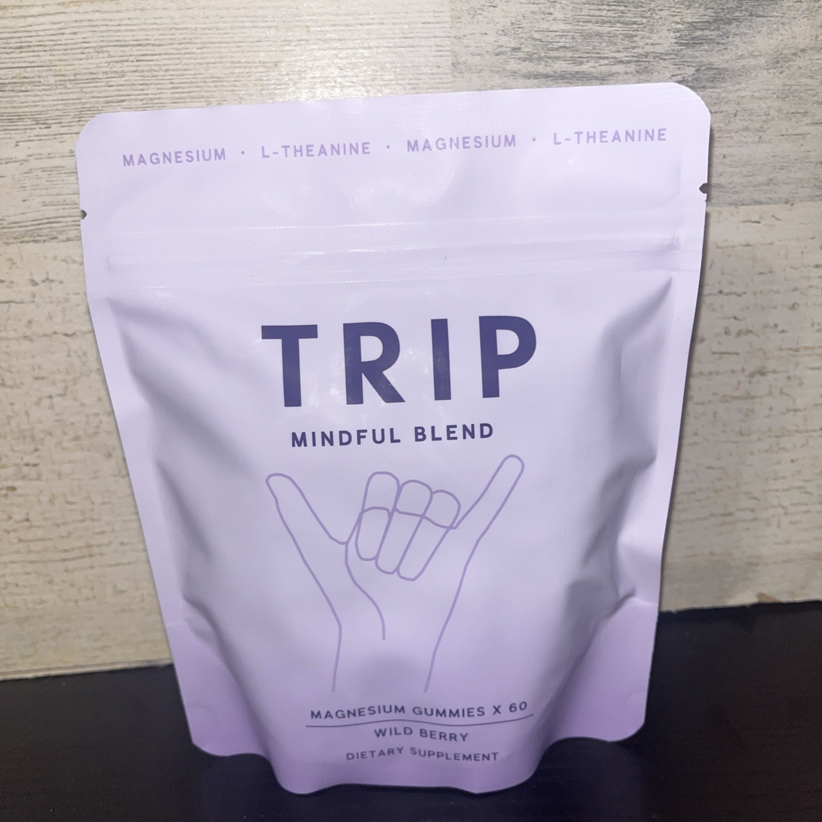 Trip Mindful Blend Magnesium Gummies Wild Berry 60 count exp: 03/2027