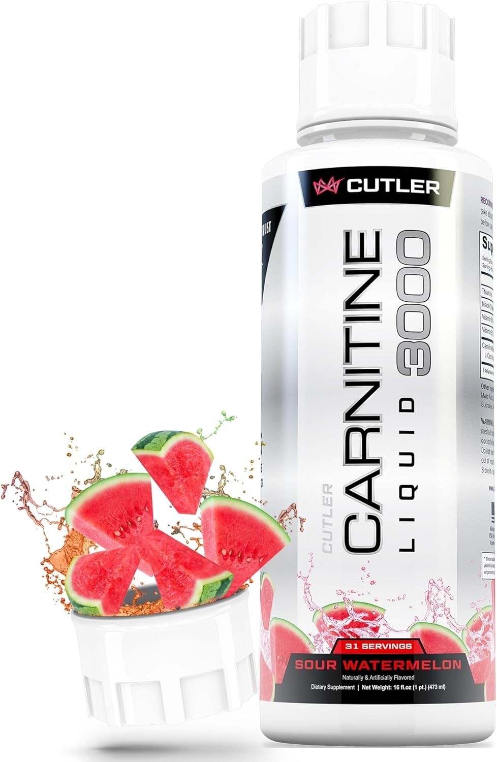Cutler Nutrition Energy 3000 Liquid – Daily Carnitine Workout Recovery Support