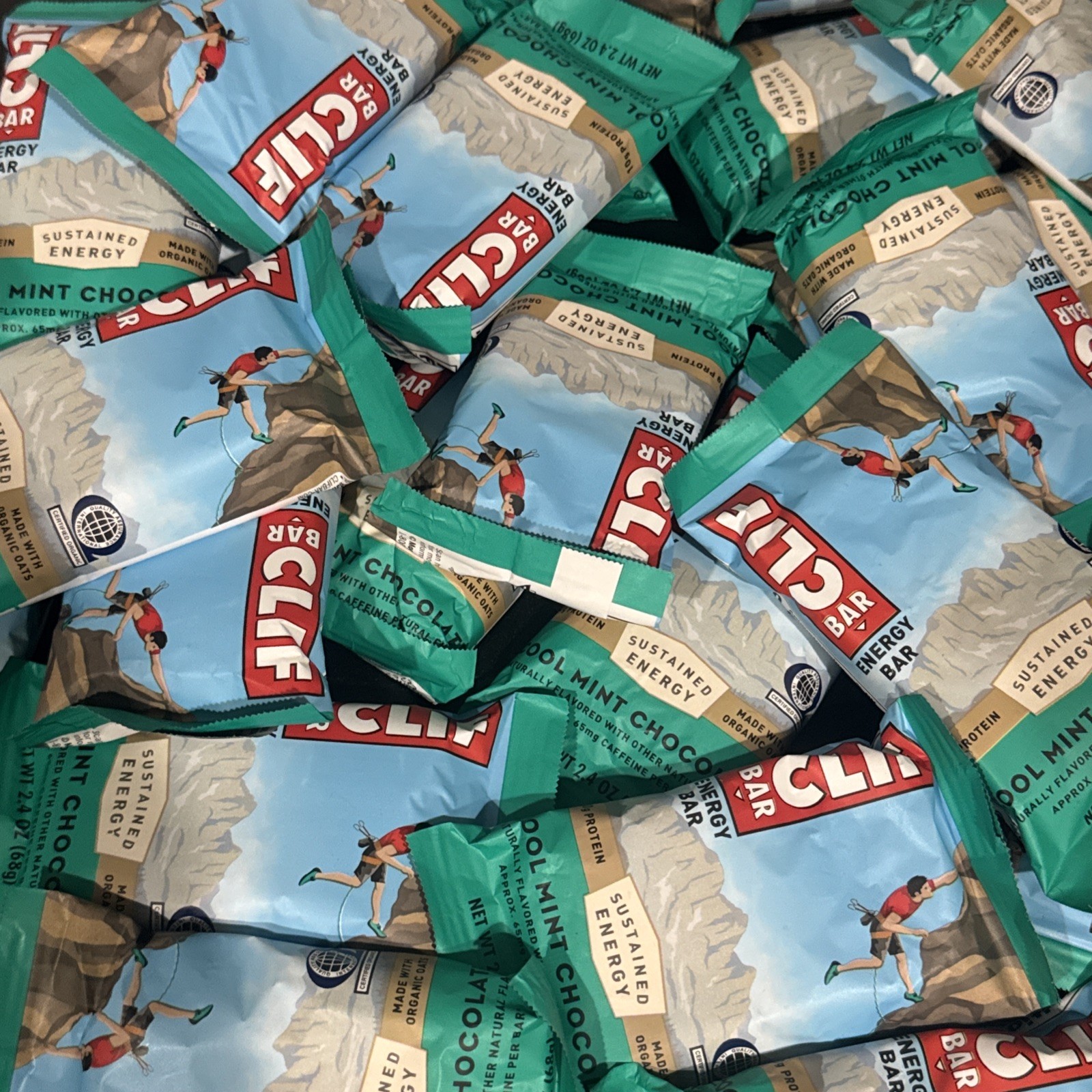 CLIF BAR – Energy Protein Bars – 80 Count , Cool Mint Chocolate EXP 01/27