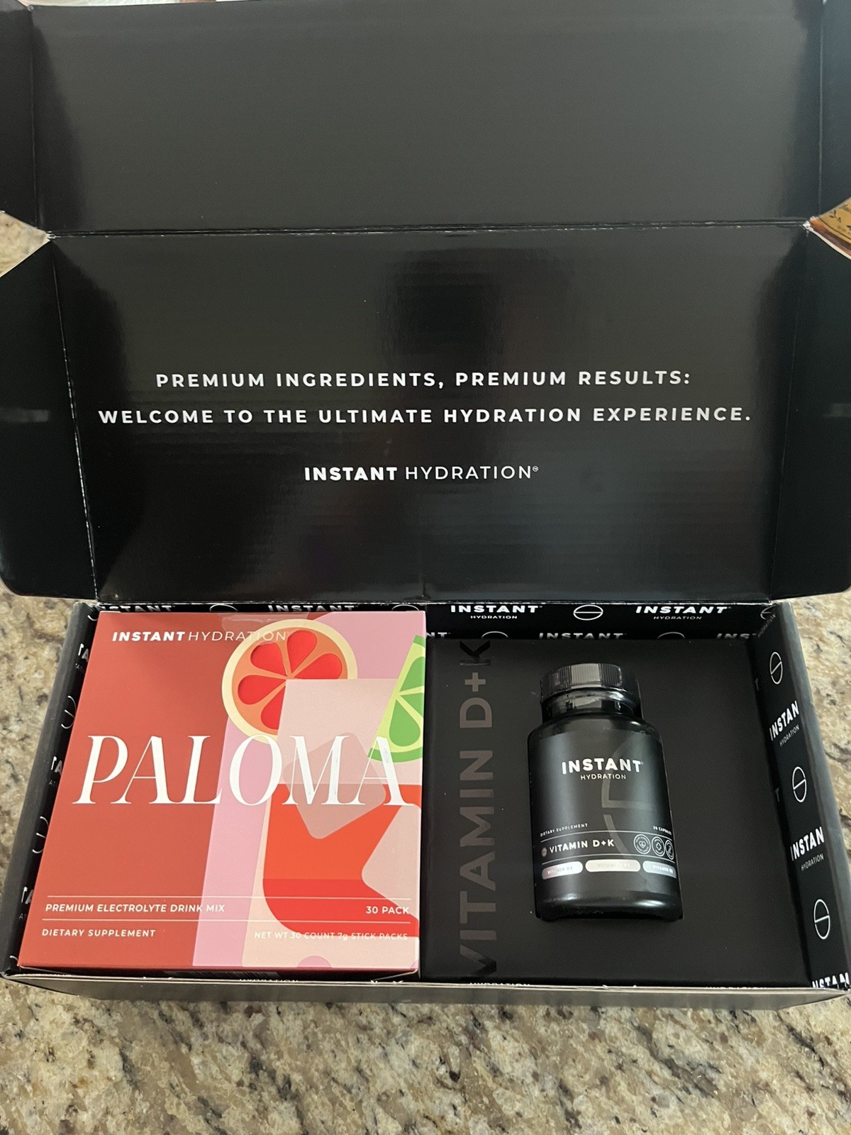 NEW in Box Vitamin K&D plus Instant hydration Paloma Electrolytes Mix Exp 4/27