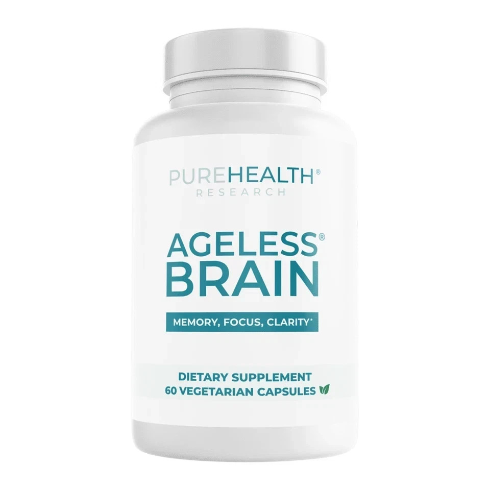 PureHealth Ageless Brain – Brain Health & Memory Enhancer, Nootropics Supplement