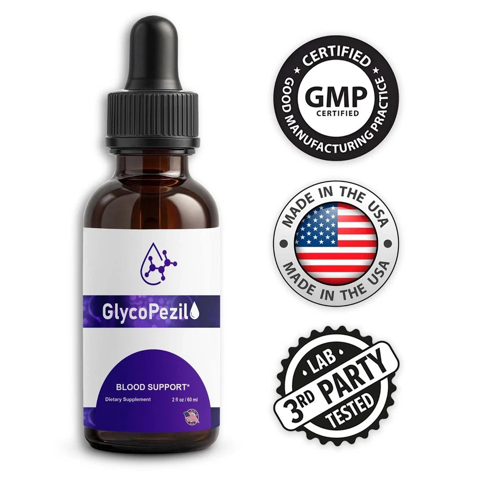 Pack) (3 Glycopezil Blood Support Drops Glyco Pezil Vitamin Supplement (6oz)