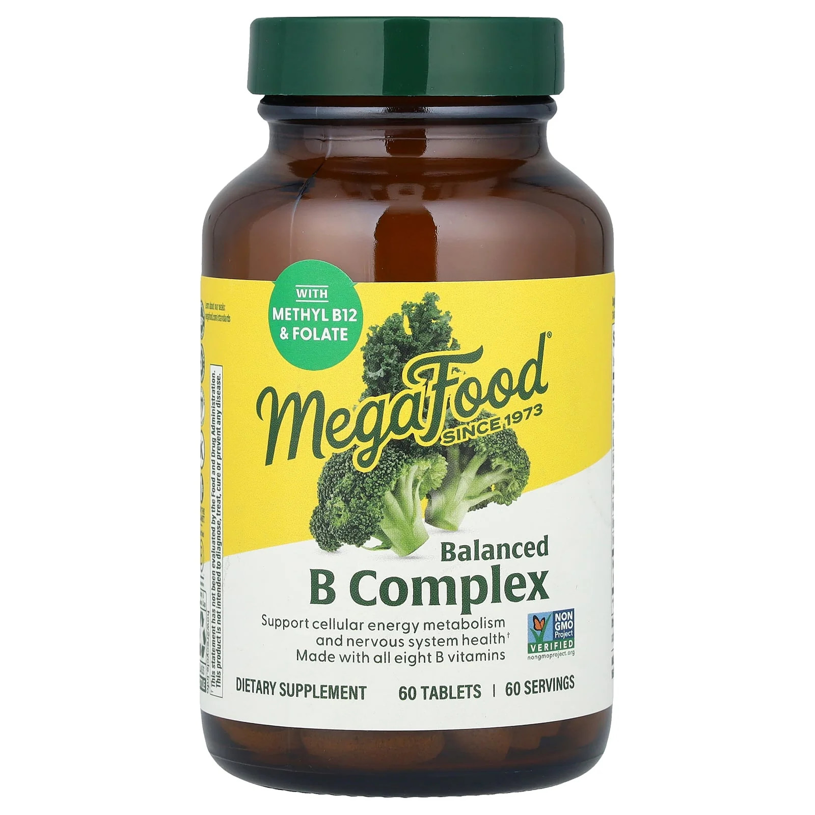2 X MegaFood, Balanced B Complex, 60 Tablets