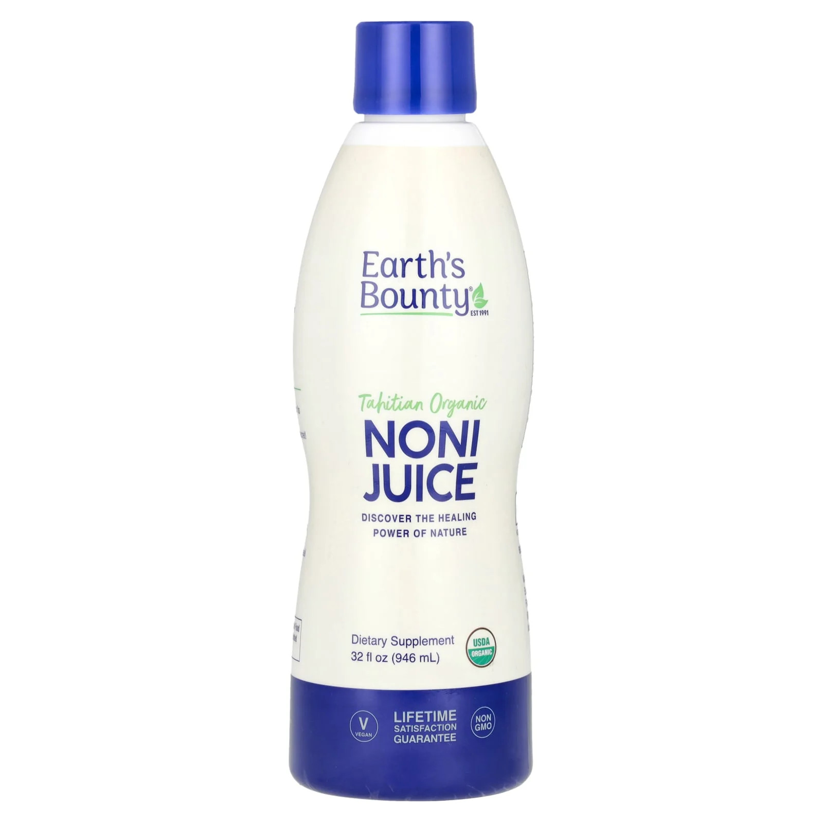 2 X Earth’s Bounty, Tahitian Organic Noni Juice, 32 fl oz (946 ml)