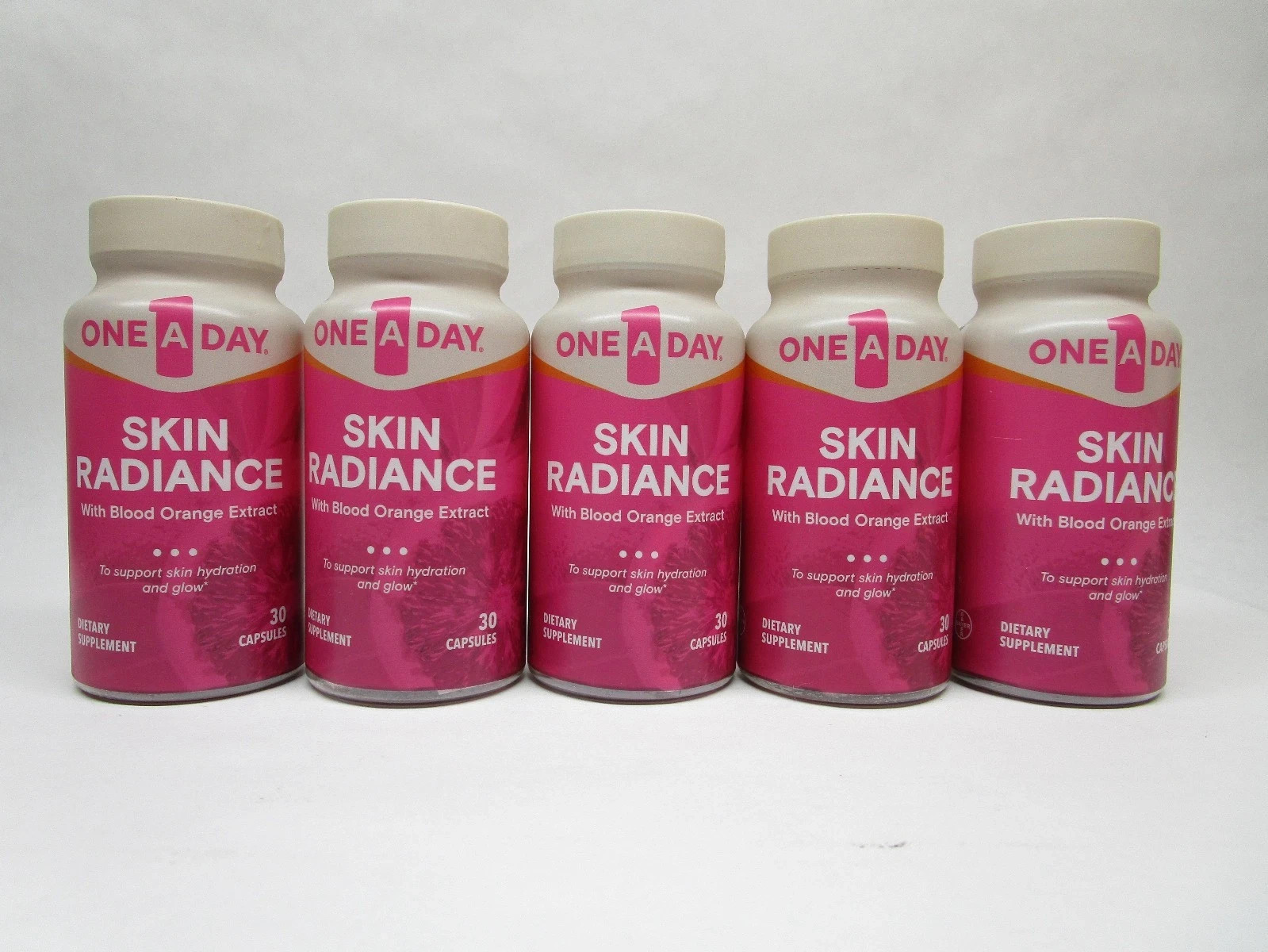 5 One A Day Skin Radiance Dietary Supplement -30 Capsules Bottle – Exp 03/2026