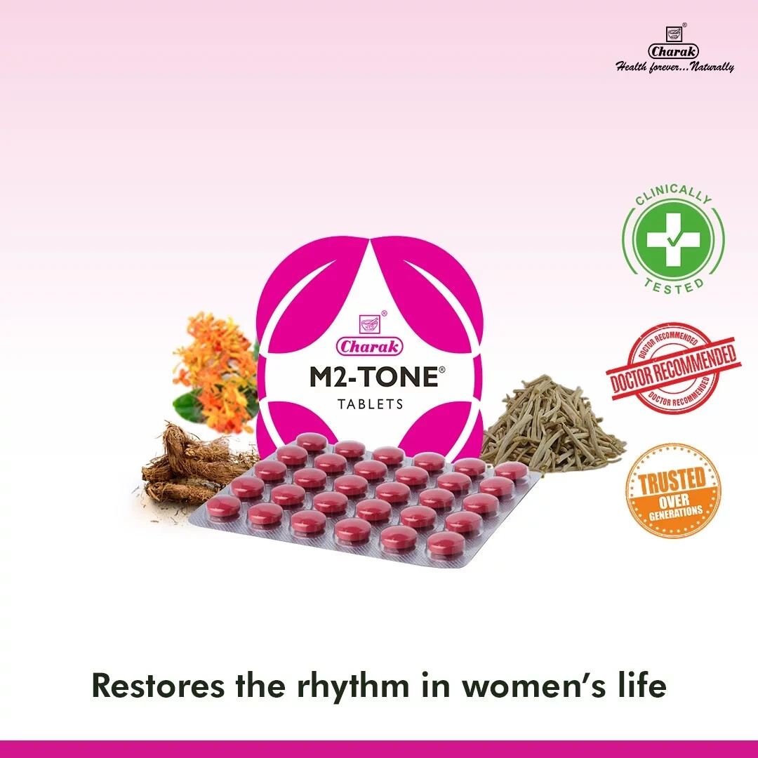 Charak M2 Tone 30 Tablets For Women Overall Health