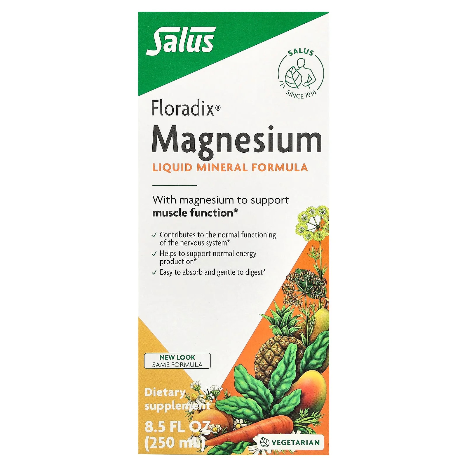 2 X Floradix, Magnesium, 8.5 fl oz (250 ml)