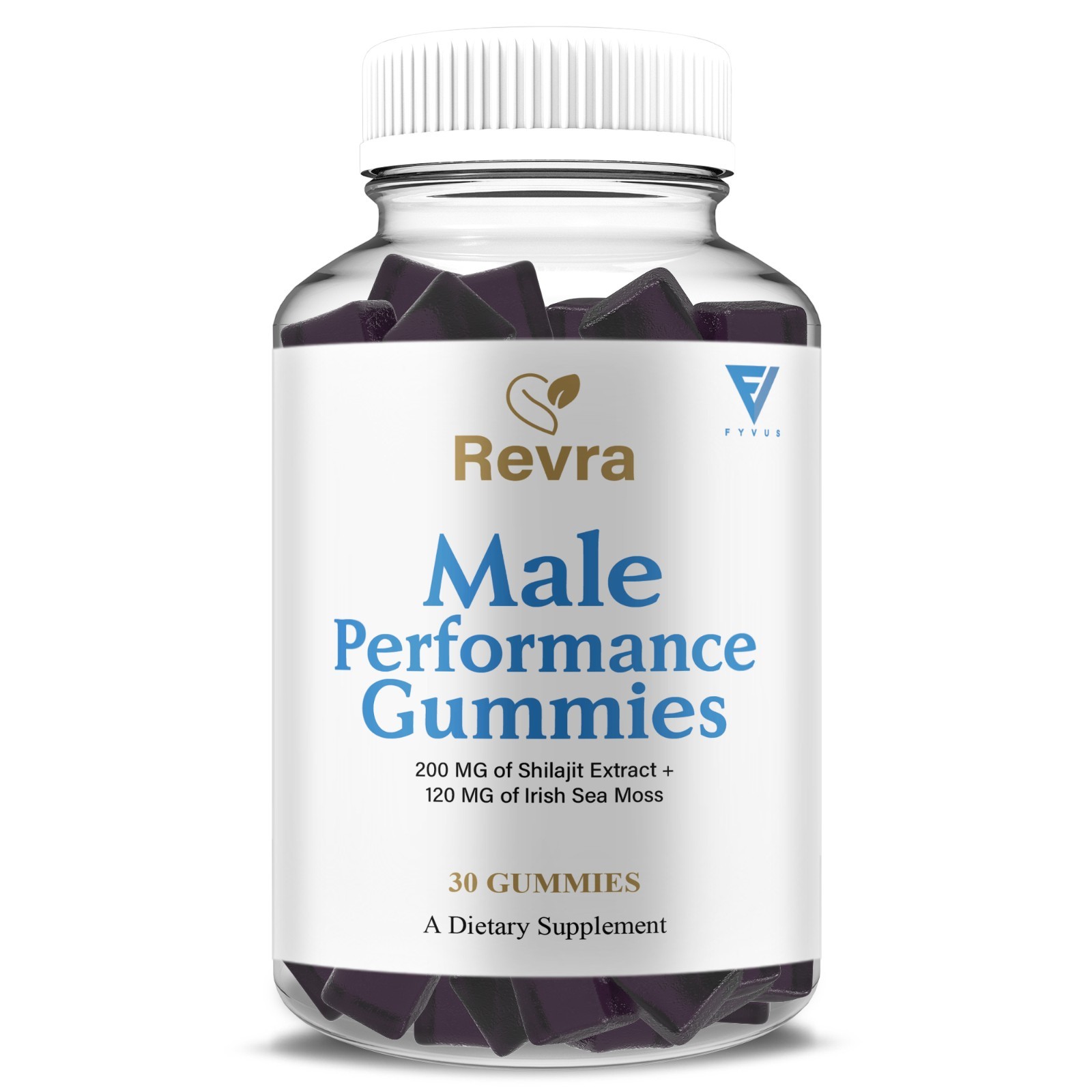 Revra Male Performance Gummies, Revra Daily Support (1 Month Formula)