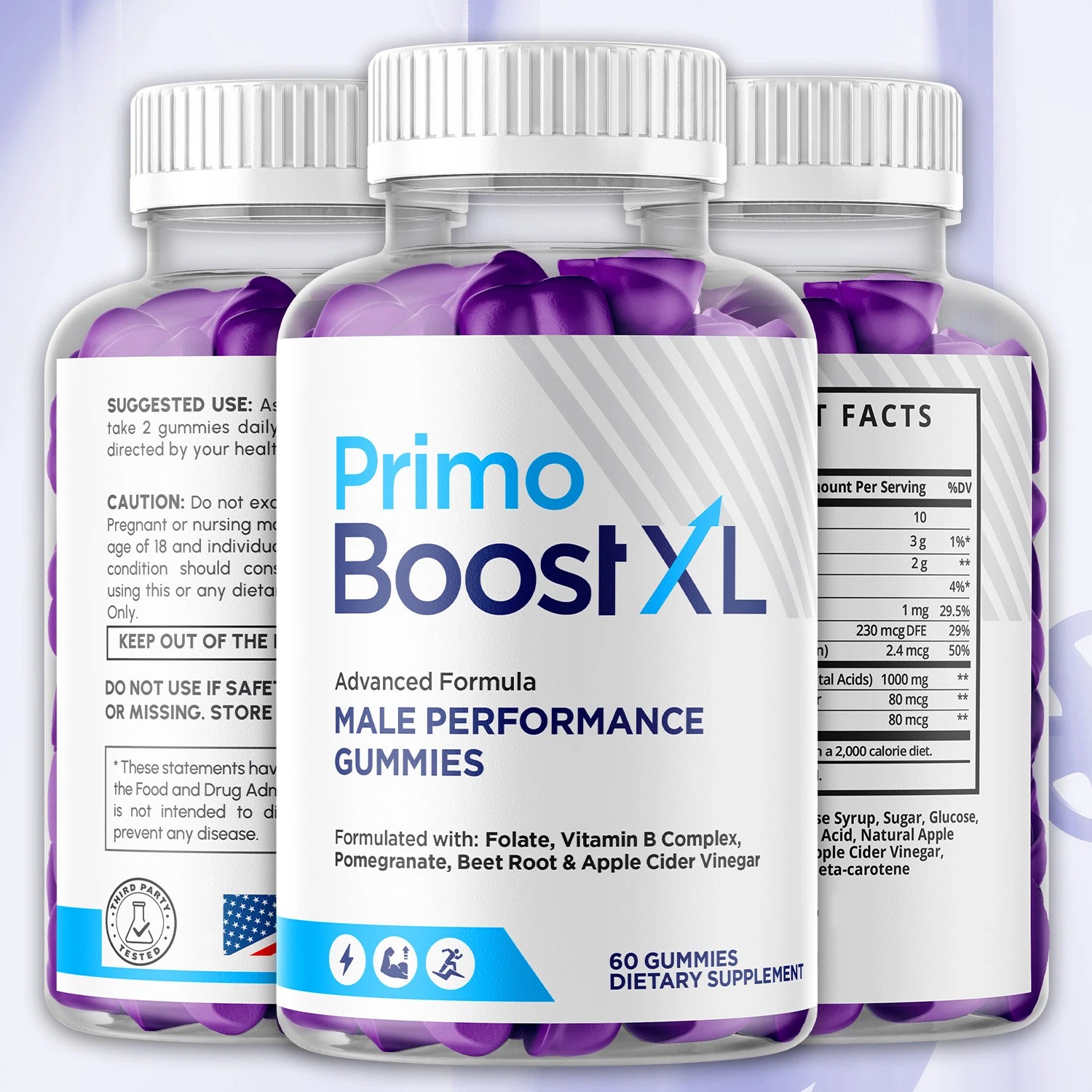 (1 Pack) Male Gummies Maximum potency Advanced Formula Advanced Formula