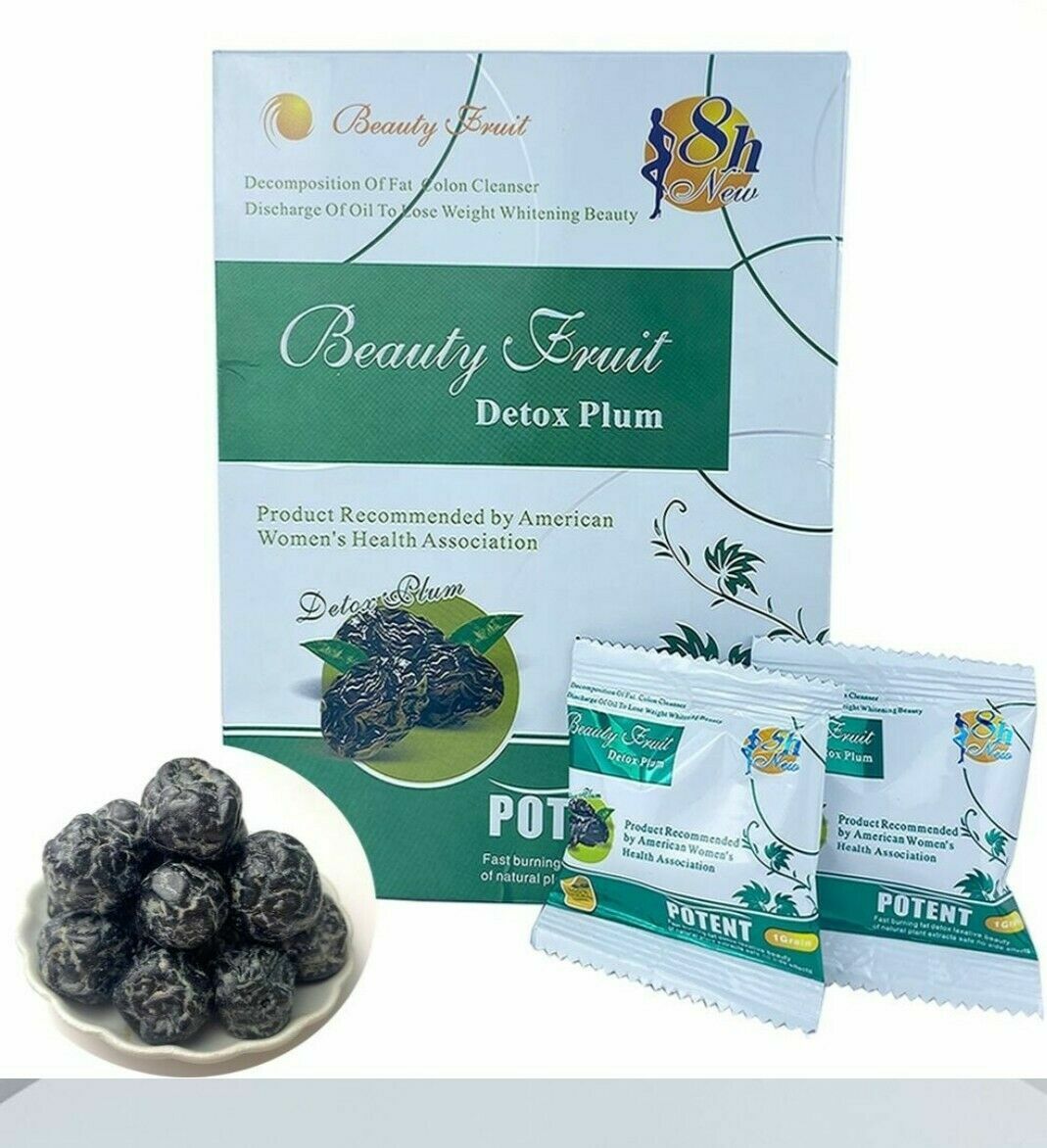 Beauty Fruit Detox Plum Slimming Decomposition Weight Loss . 20 Pcs/box