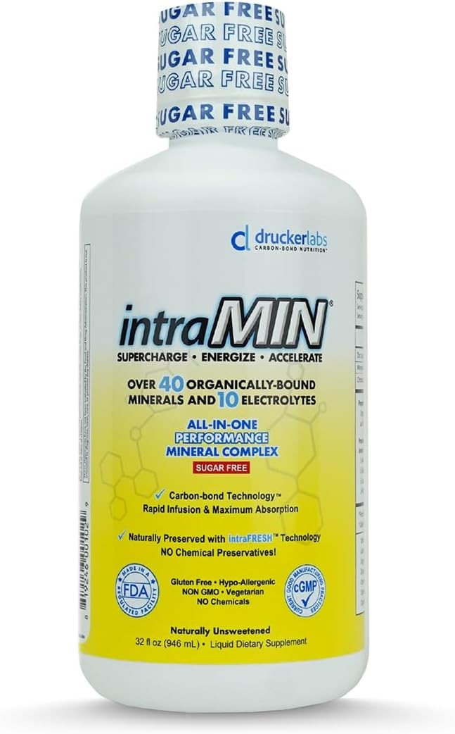 Drucker Labs – intraMIN Organic Liquid Minerals Supplement for Men, Women, Kid