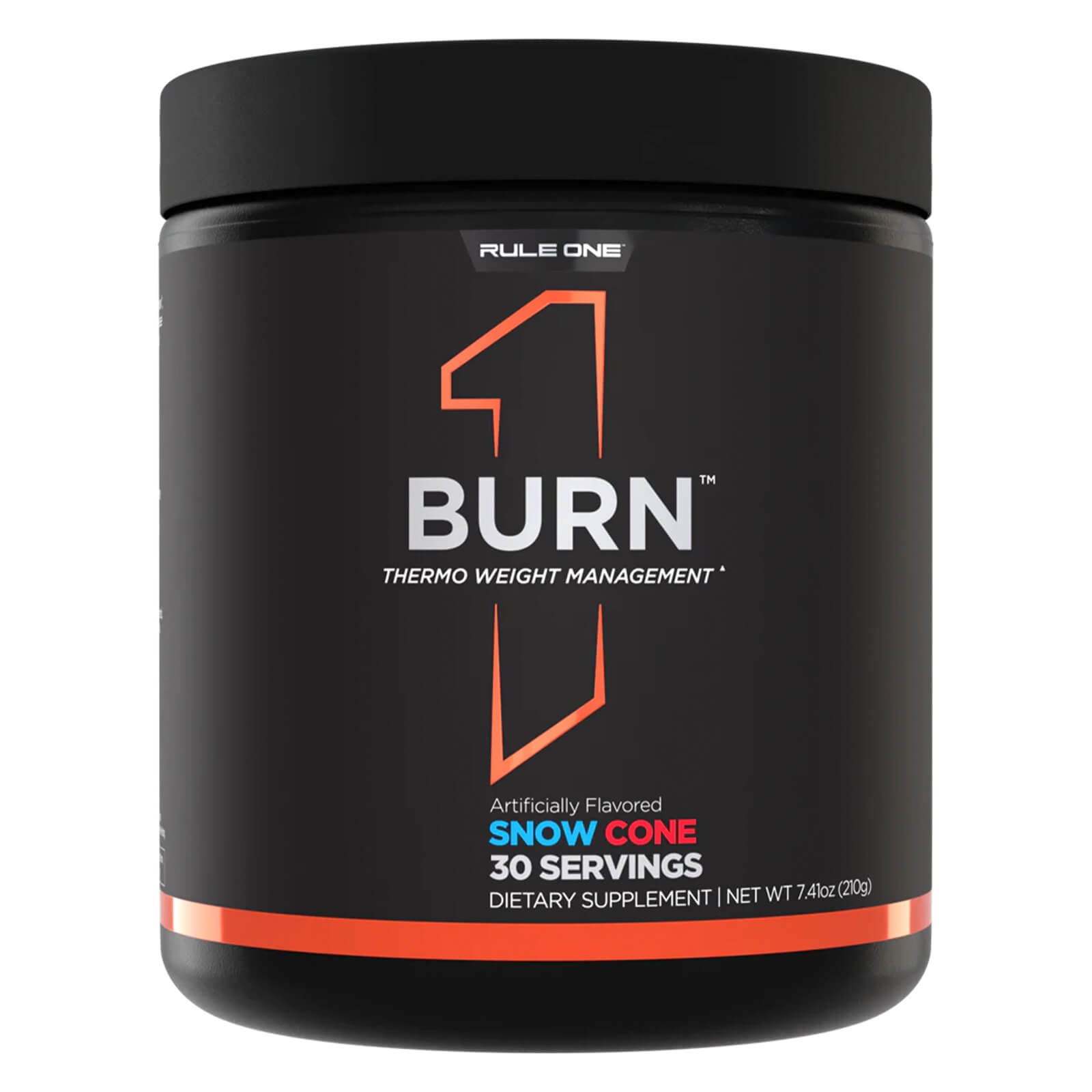 R1 Burn – 30 Servings – Snow Cone 210 g, Clearance for EXP 06/2026