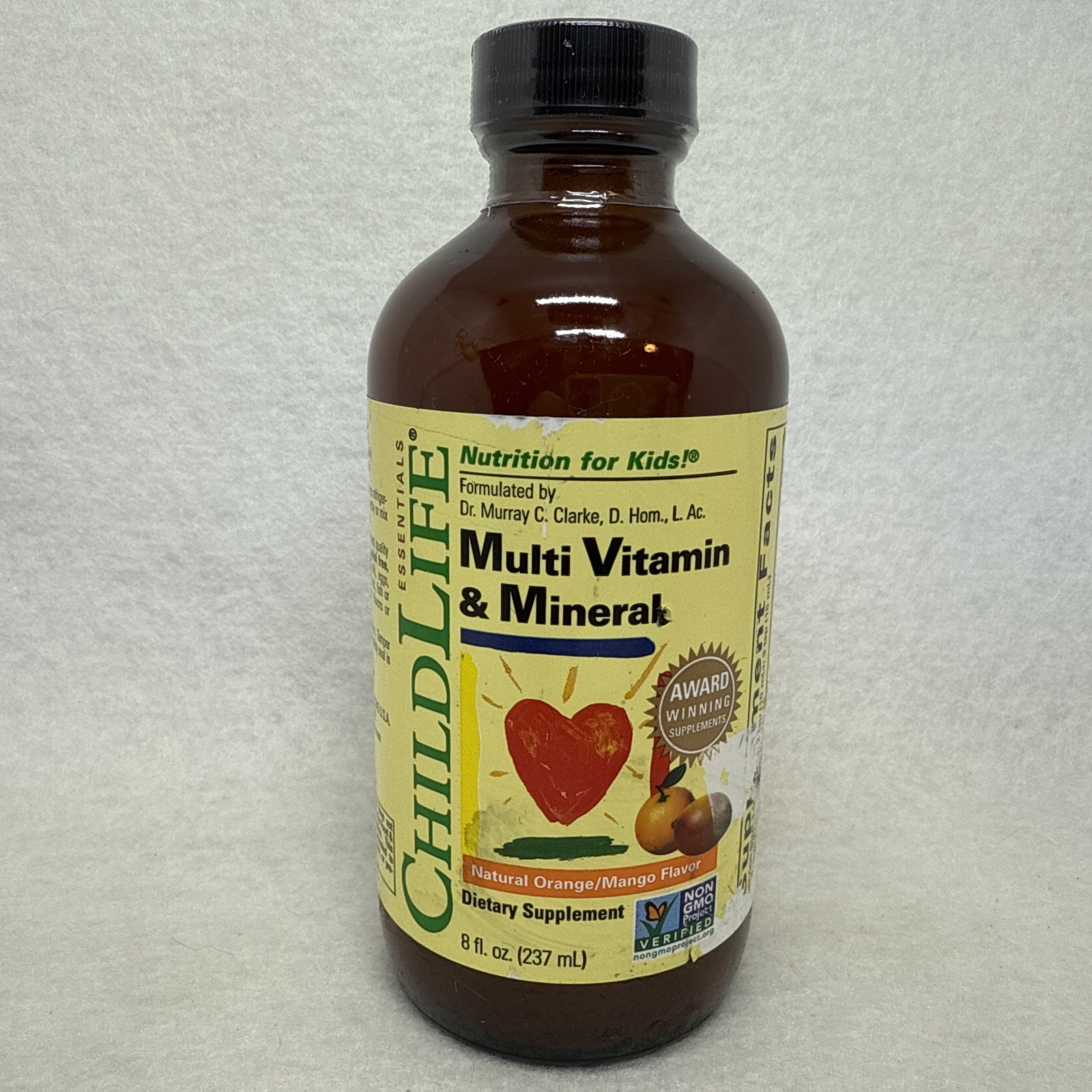 Multi Vitamin & Mineral, Natural Orange/Mango, 8 fl oz (237 ml) EXP 05/26 DAMAGE