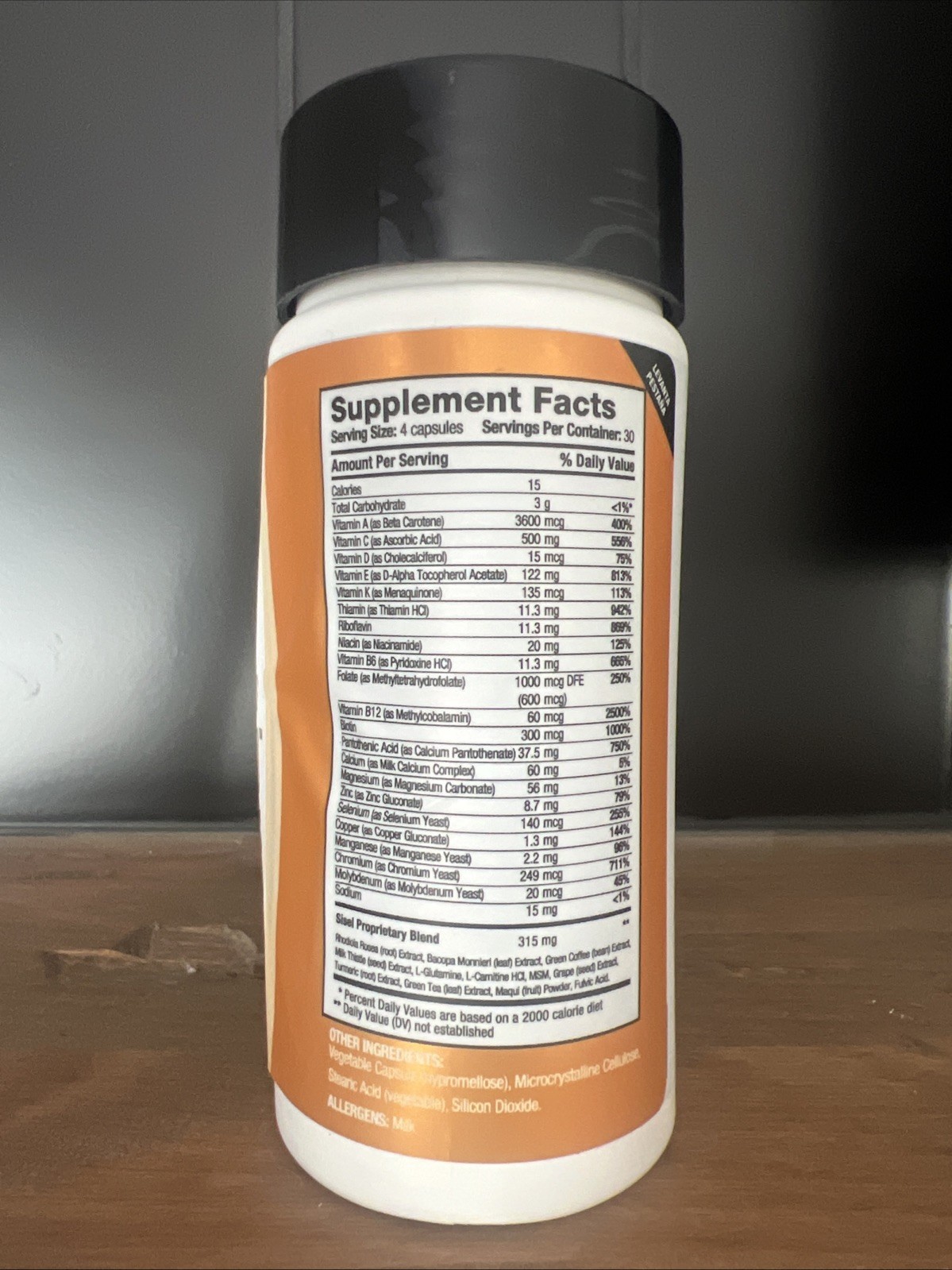 Sisel Encompass 360 Advanced Multi-Vitamin 120 Capsules Exp 6/2027 – New/Sealed!