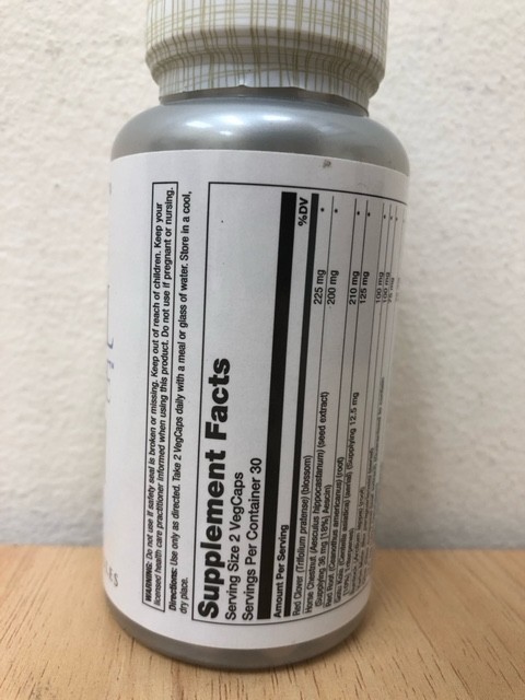 Solaray Total Cleanse Lymph 60 Veg Caps Exp 06/2029