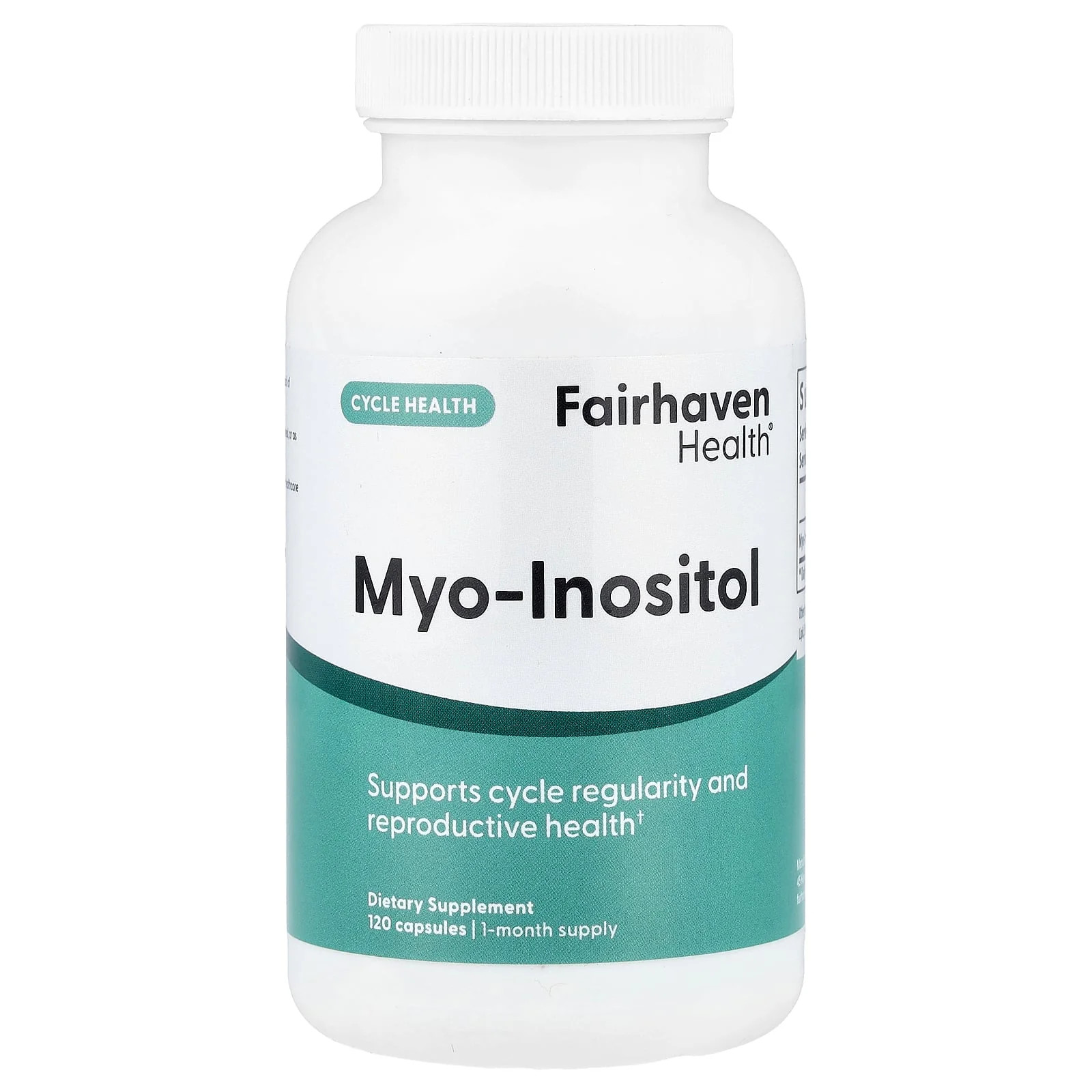 2 X Fairhaven Health, Myo-Inositol, 120 Capsules (500 mg per Capsule)