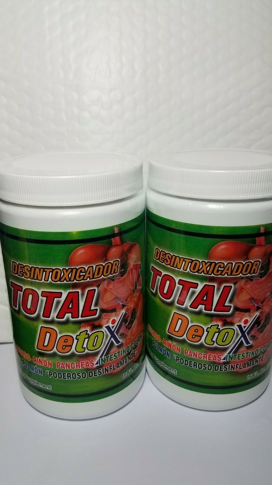 2 PACK TOTAL DETOX DETOXIFY DIETARY SUPPLEMENT 16 OZ EACH 01/2026 NEW FRESH