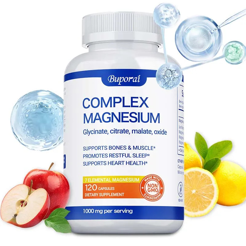 Magnesium Complex 120pcs – Restful Sleep and Relieves Muscle, Bone, Joint Health