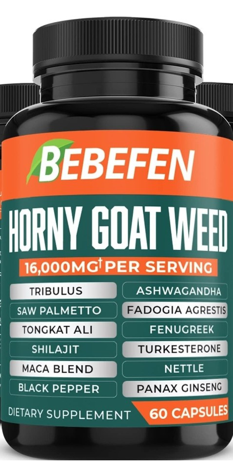Horny Goat Weed for Men 16000mg with Maca…exp 09-2026………………….195