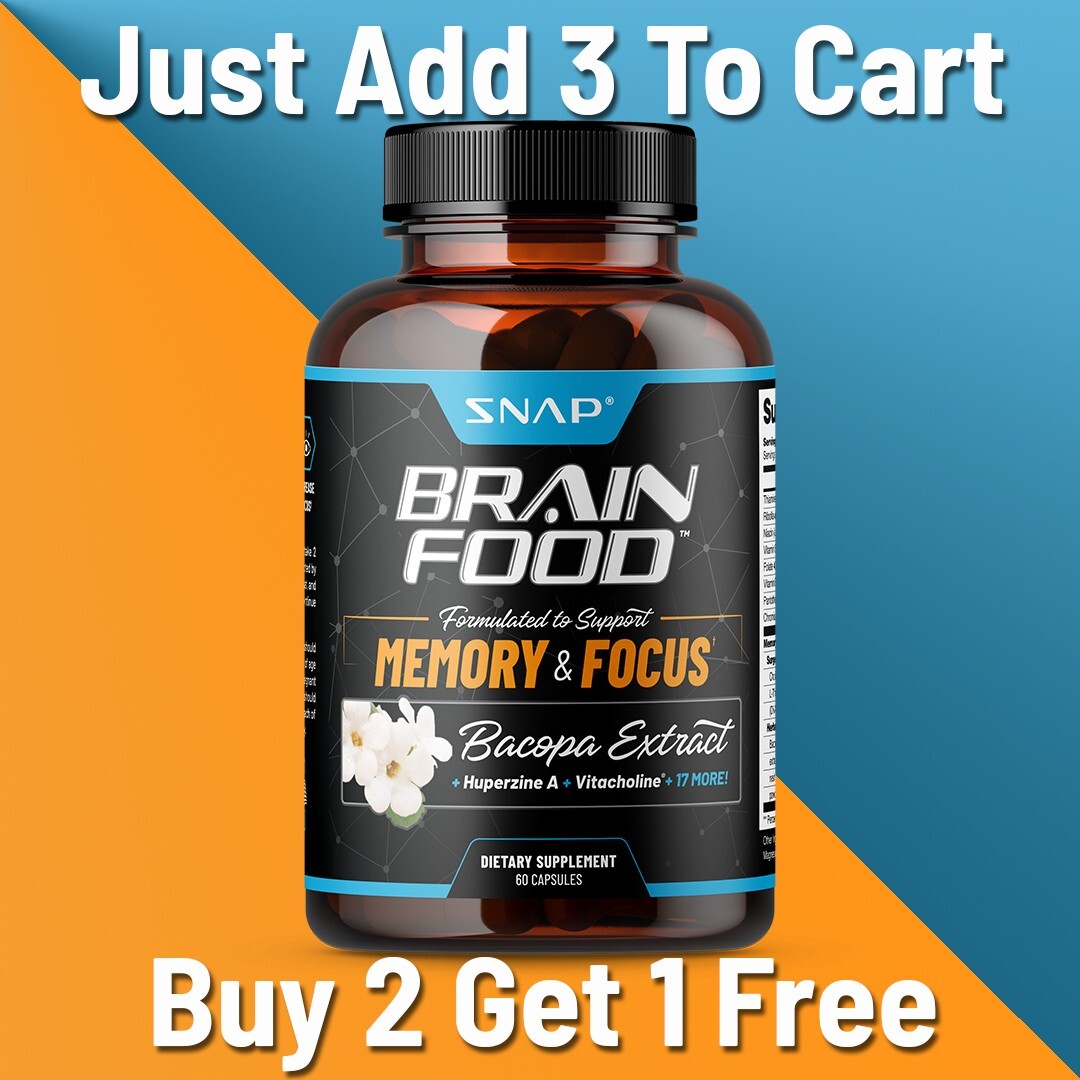 Organic Nootropic Brain Booster Improve Brain Focus, Clarity And Memory – 60ct