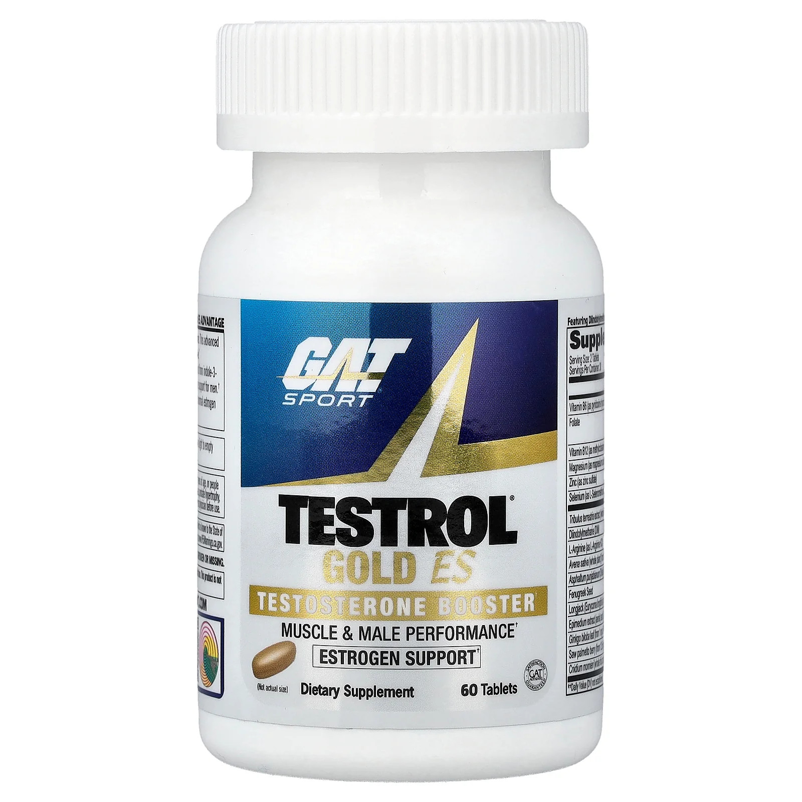 2 X GAT, Sport, Testrol� Gold ES, 60 Tablets