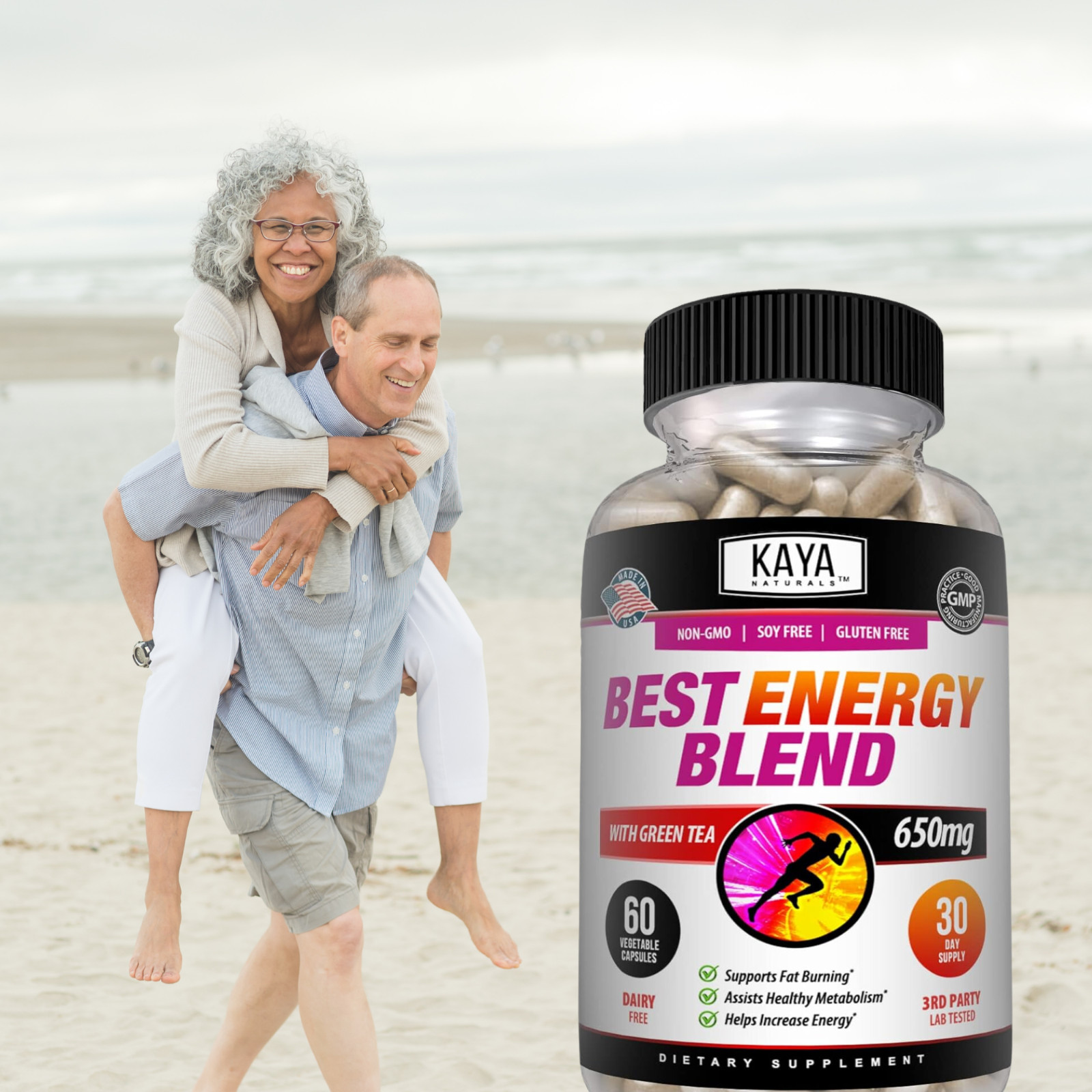 Best Energy Blend 60Ct -Energy Support, Boost Metabolism, Weight Management