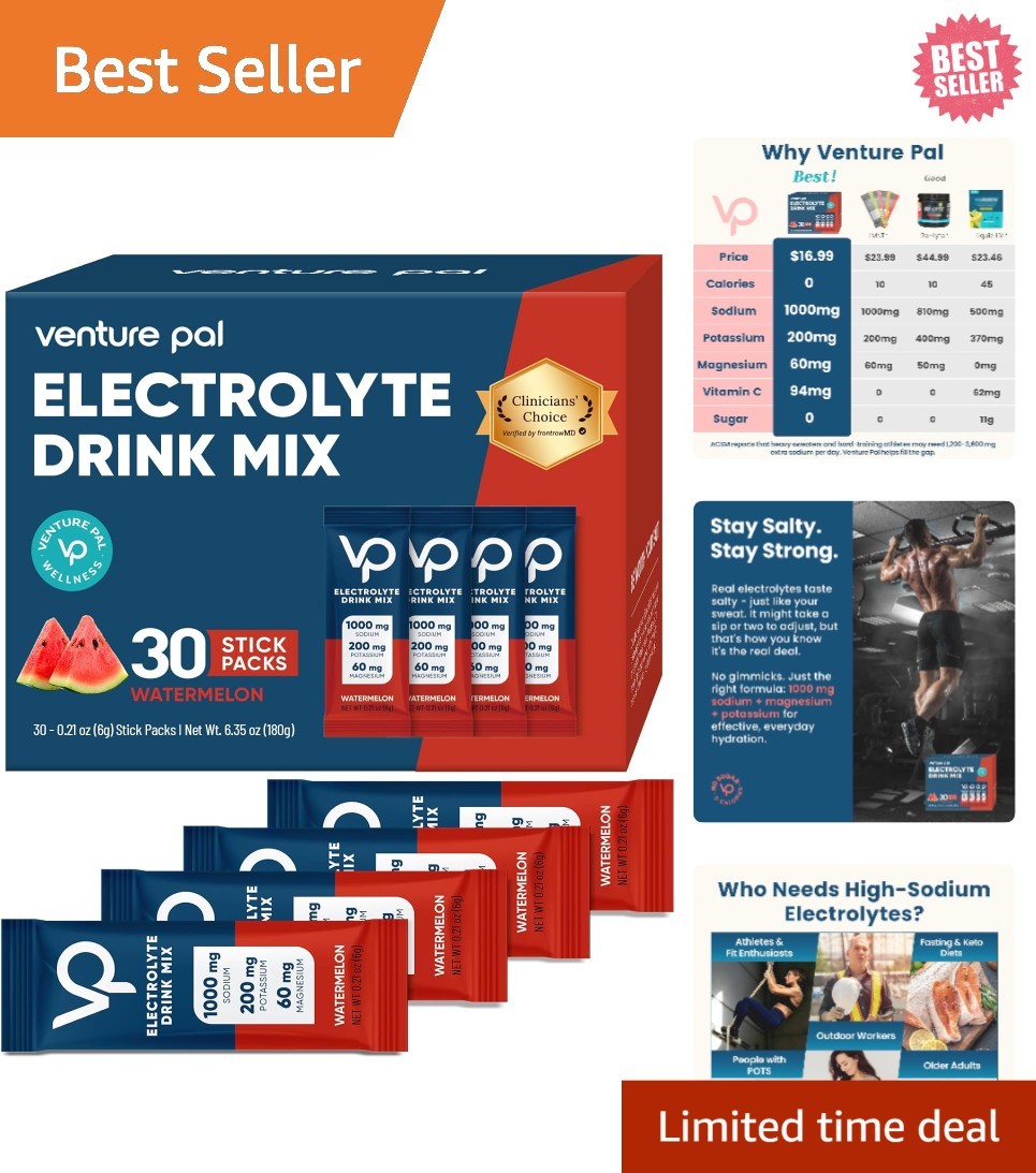 High Sodium Hydration Packets – Sugar-Free Electrolytes for Active Lifestyles