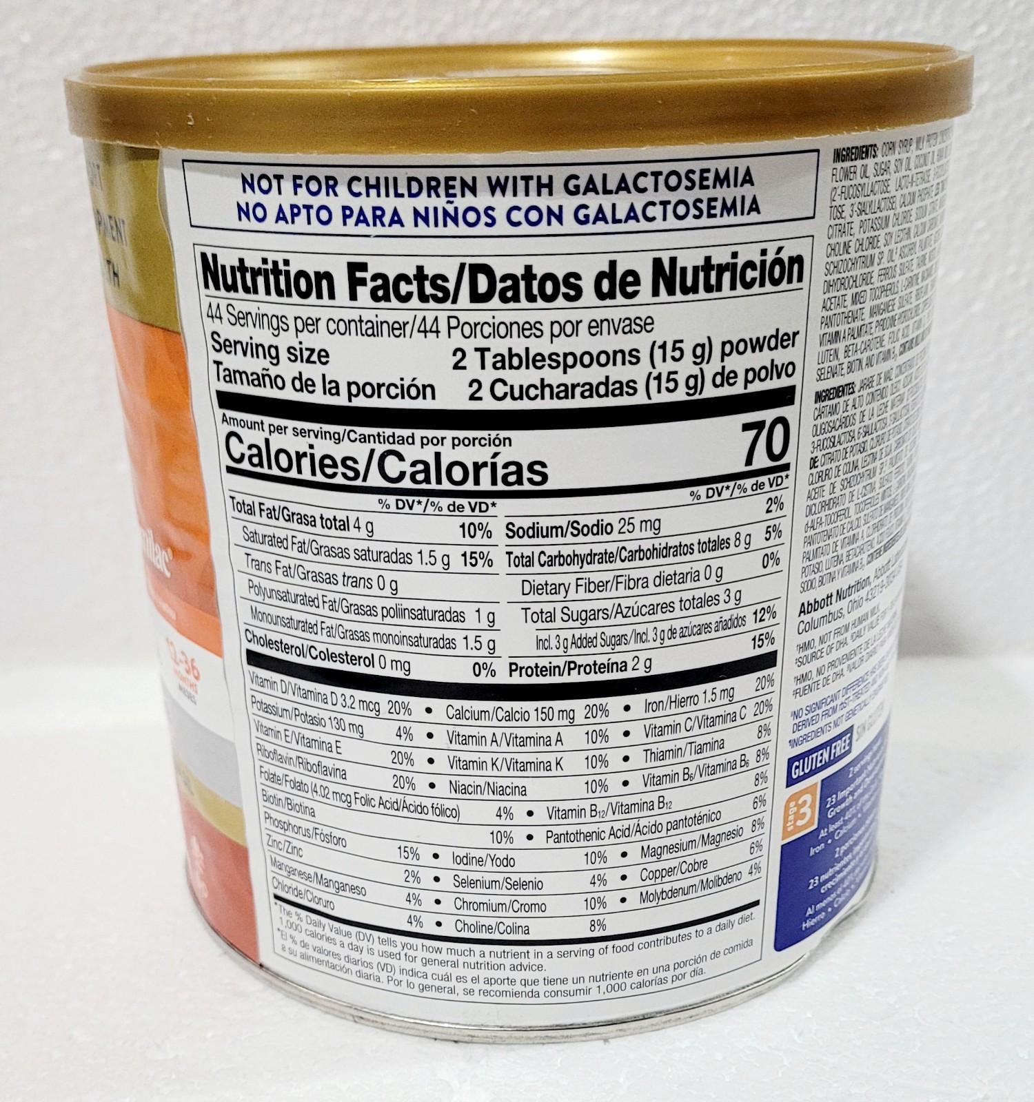 1 Can Go Grow 360 Total Care Sensitive by Similac Toddler Nutritional Drink