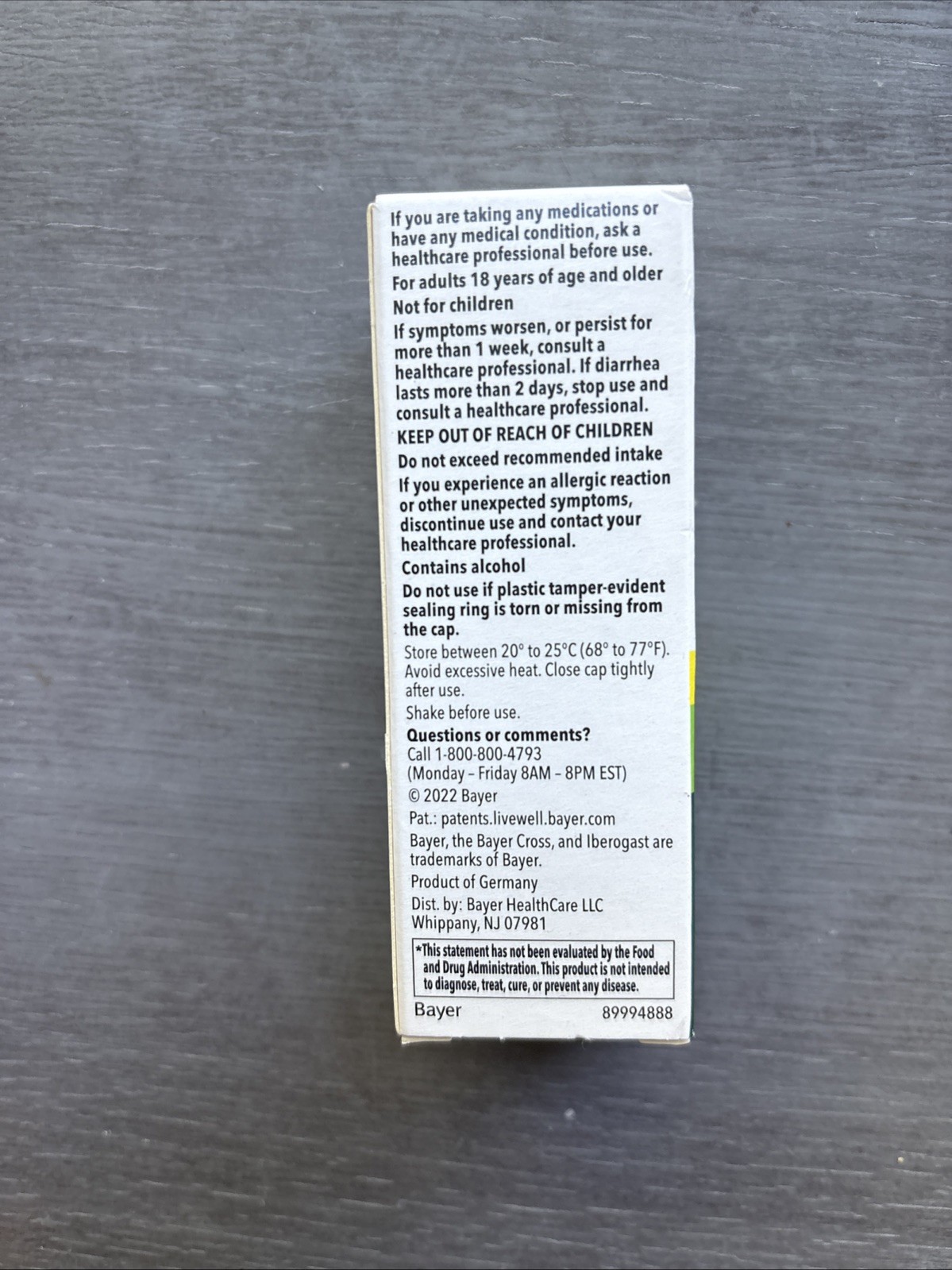 IBEROGAST Dual Action Digestive Relief .67oz LIQUID DROPS Herbal 8/2026