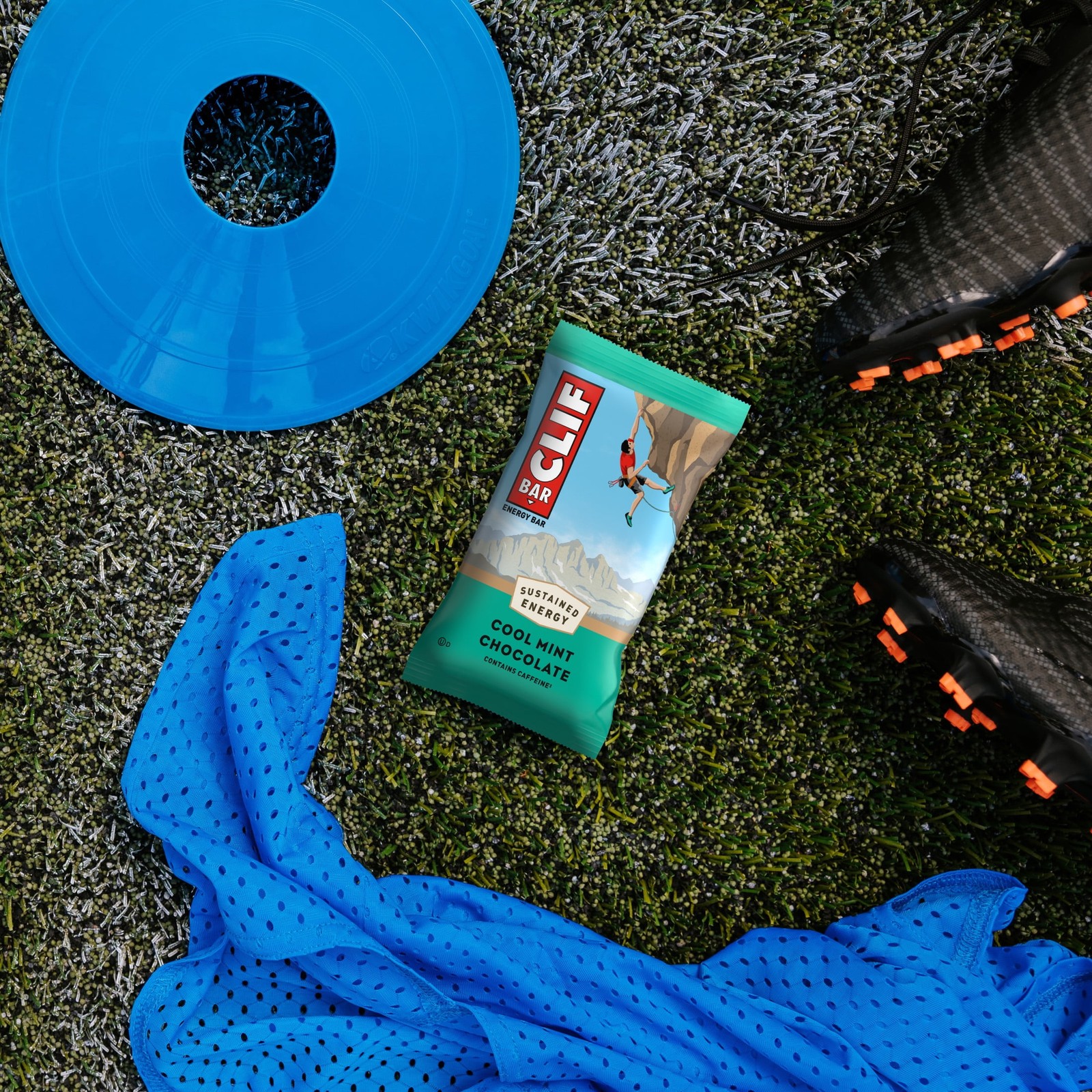 (3 pack) CLIF BAR Energy Protein Bars, Cool Mint Chocolate with Caffeine, 5ct