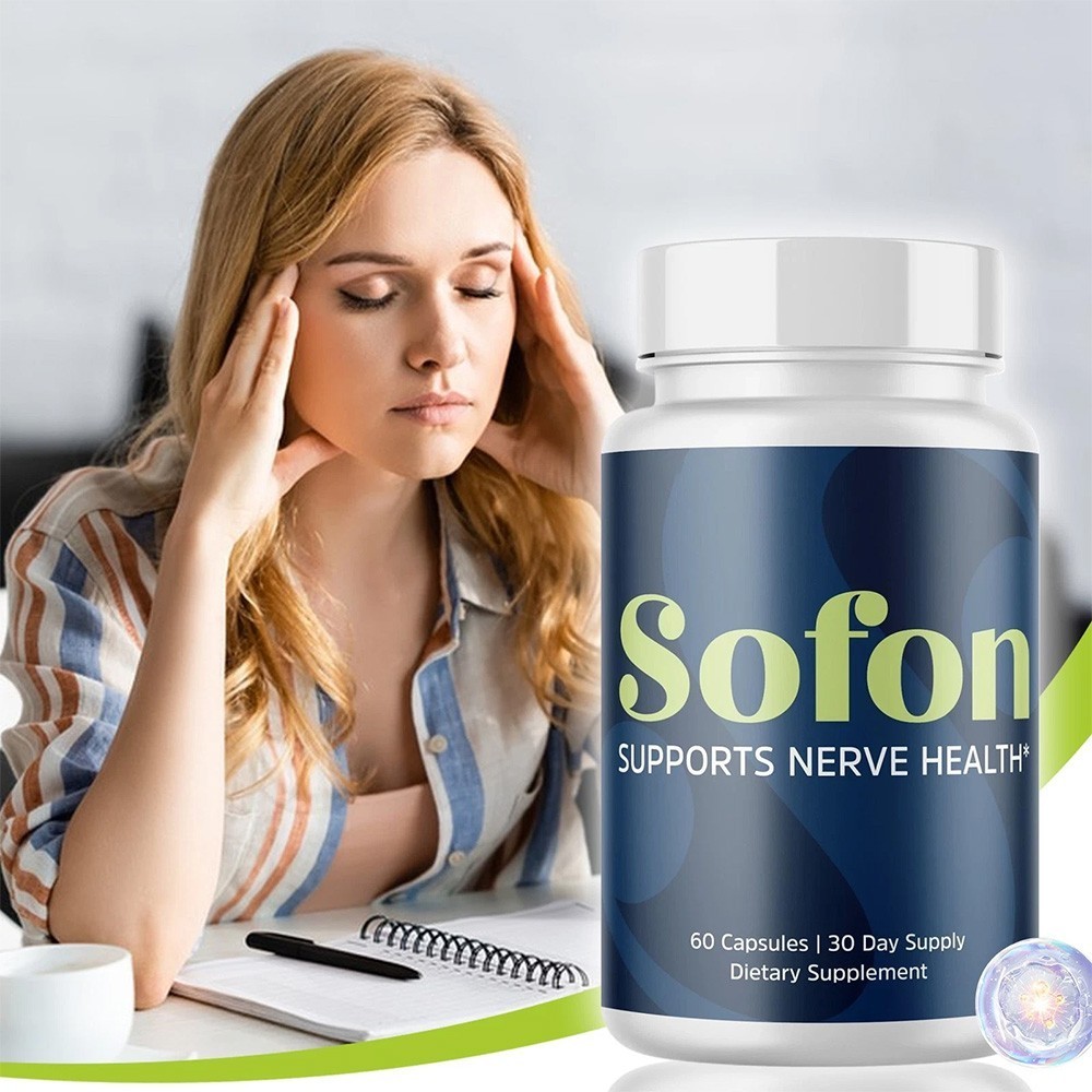 1-3PK SofSofonfon Nerve Health Supplement 60ct Supports Nerve Function-New