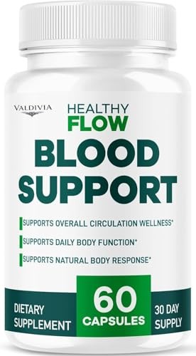 Healthy Flow Blood Support Supplement Capsules Circulation 1 Pack 60Ct