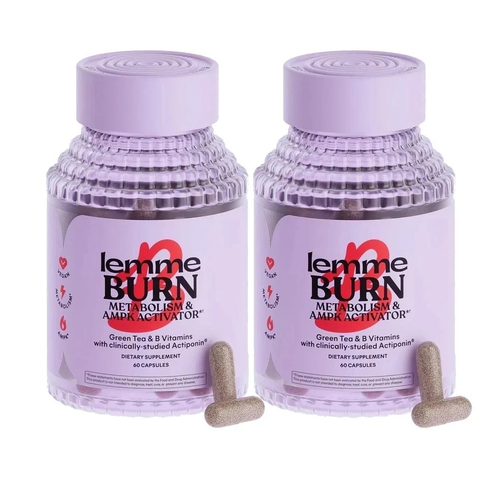 2 PACK Lemme Burn Metabolism Belly Fat Burning AMPK Activating Supplement++