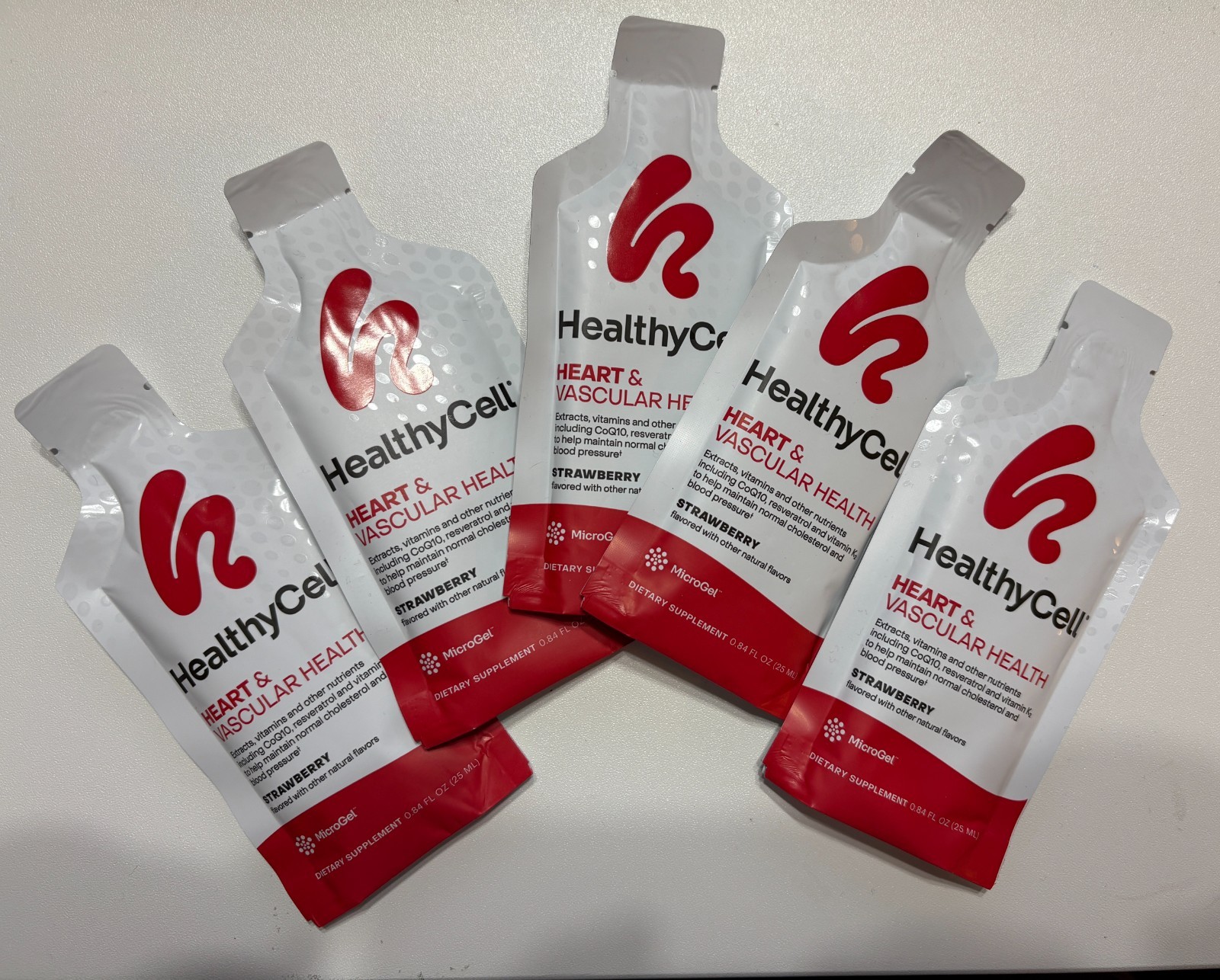 Healthy Cell Heart & Vascular Health Strawberry Gel-5 Sample Packs