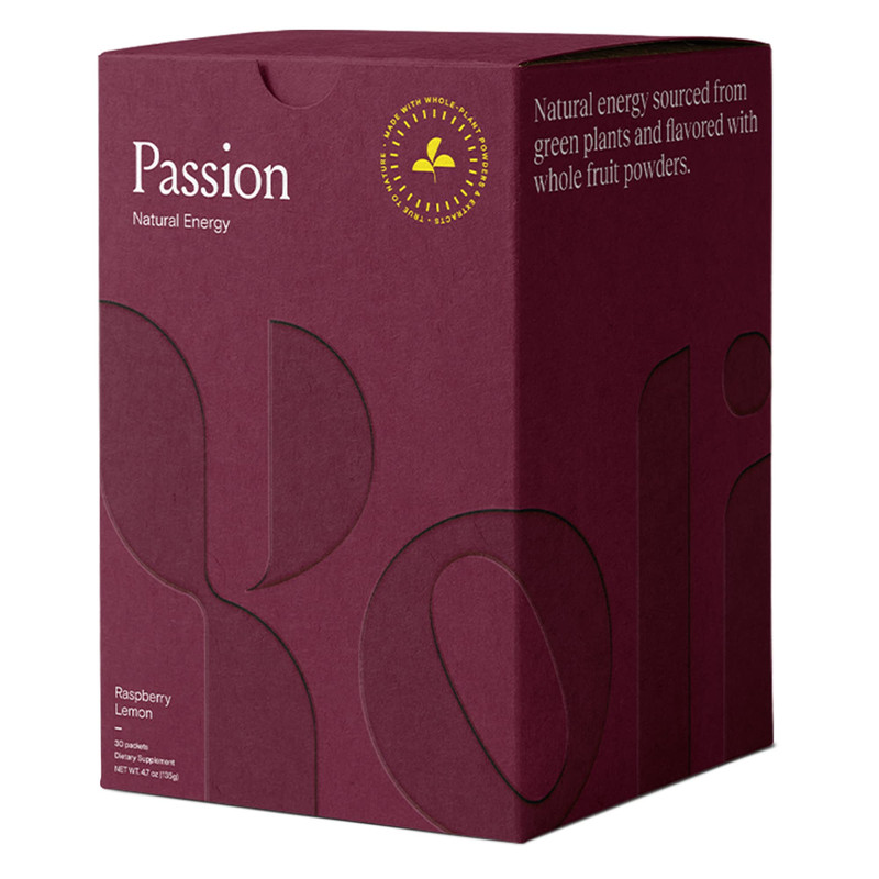 Yoli Passion Energy Powder Mix Raspberry Lemon 30 Individual Packets Sugar-Free