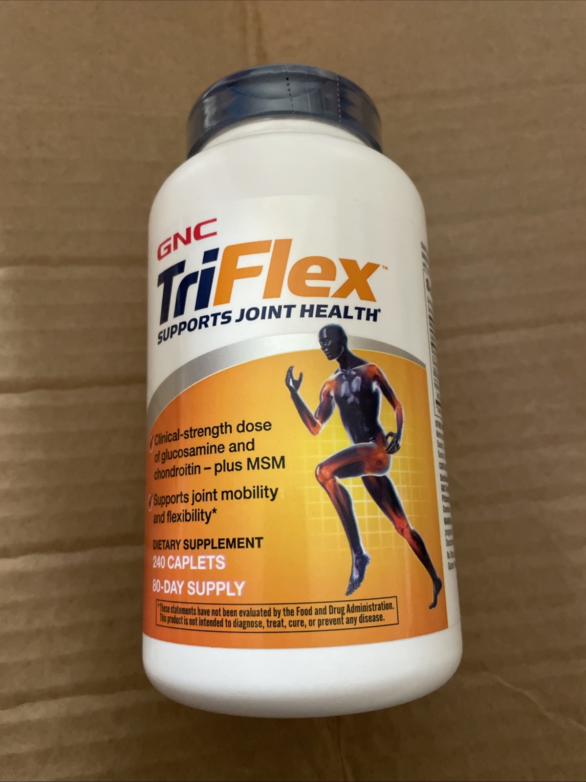 GNC TriFlex 240 Tablets Glucosamine and MSM Joint Support Supplement Exp 11/2026