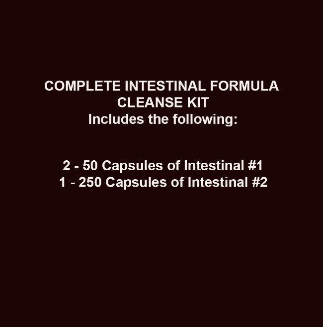 Complete Intestinal Formula Cleanse Kit | Detox | All Organic Herbs