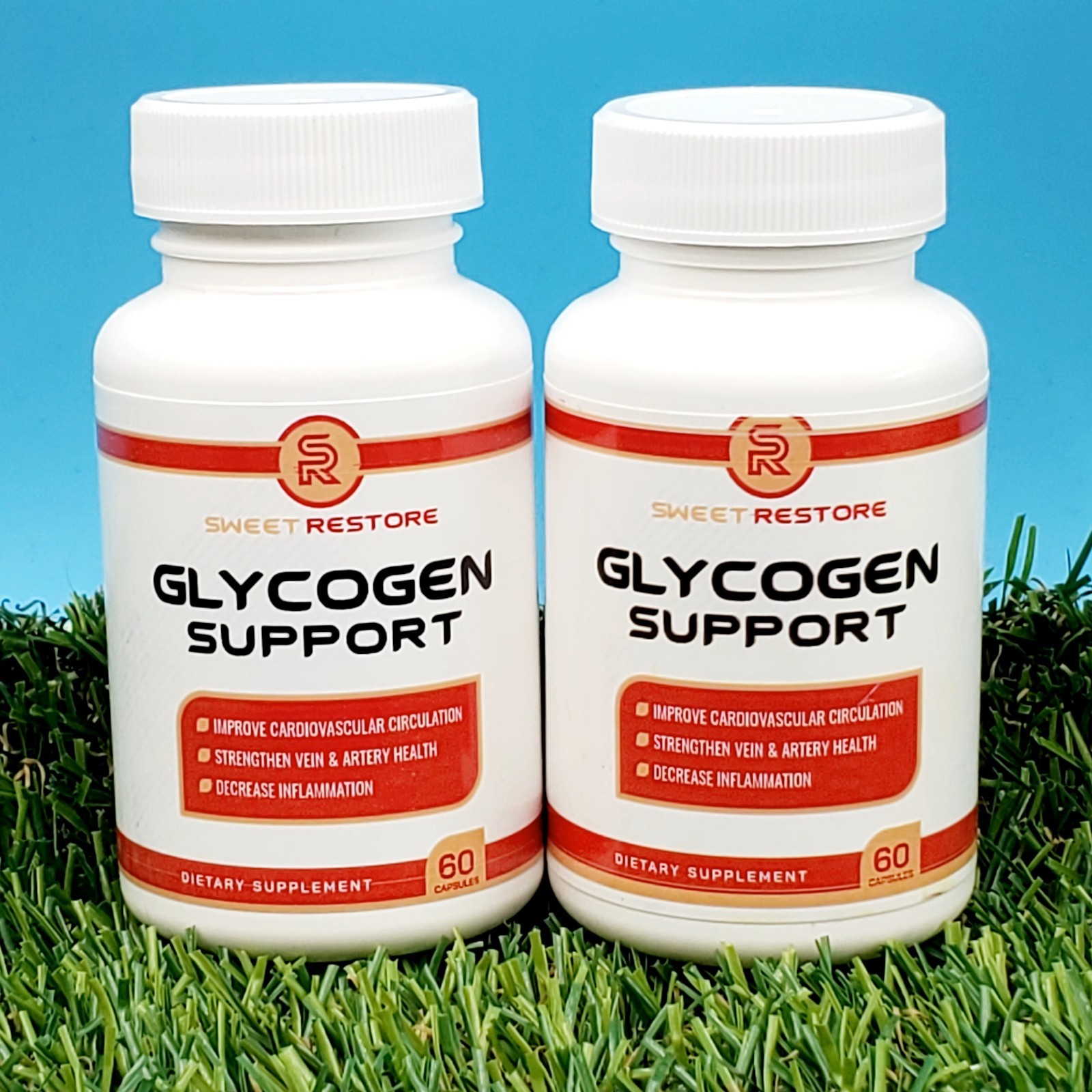 (2 PACK) Sweet Restore Glycogen Support Capsules, Joint Support (120 Capsules)