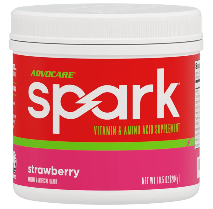 AdvoCare Spark Focus & Energy Drink Powder Strawberry 42 Servings